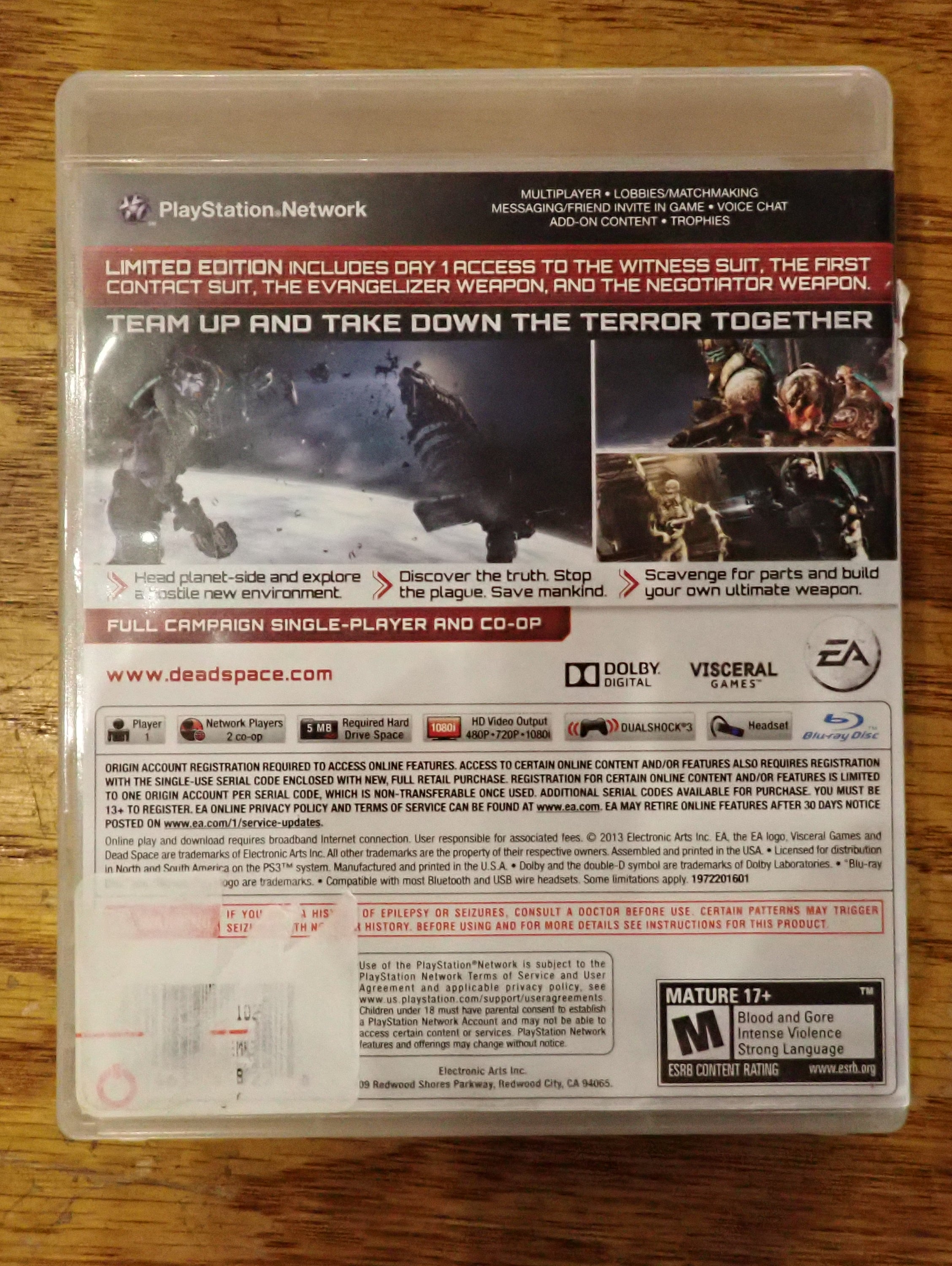Dead Space 3 Limited Edition - PS3