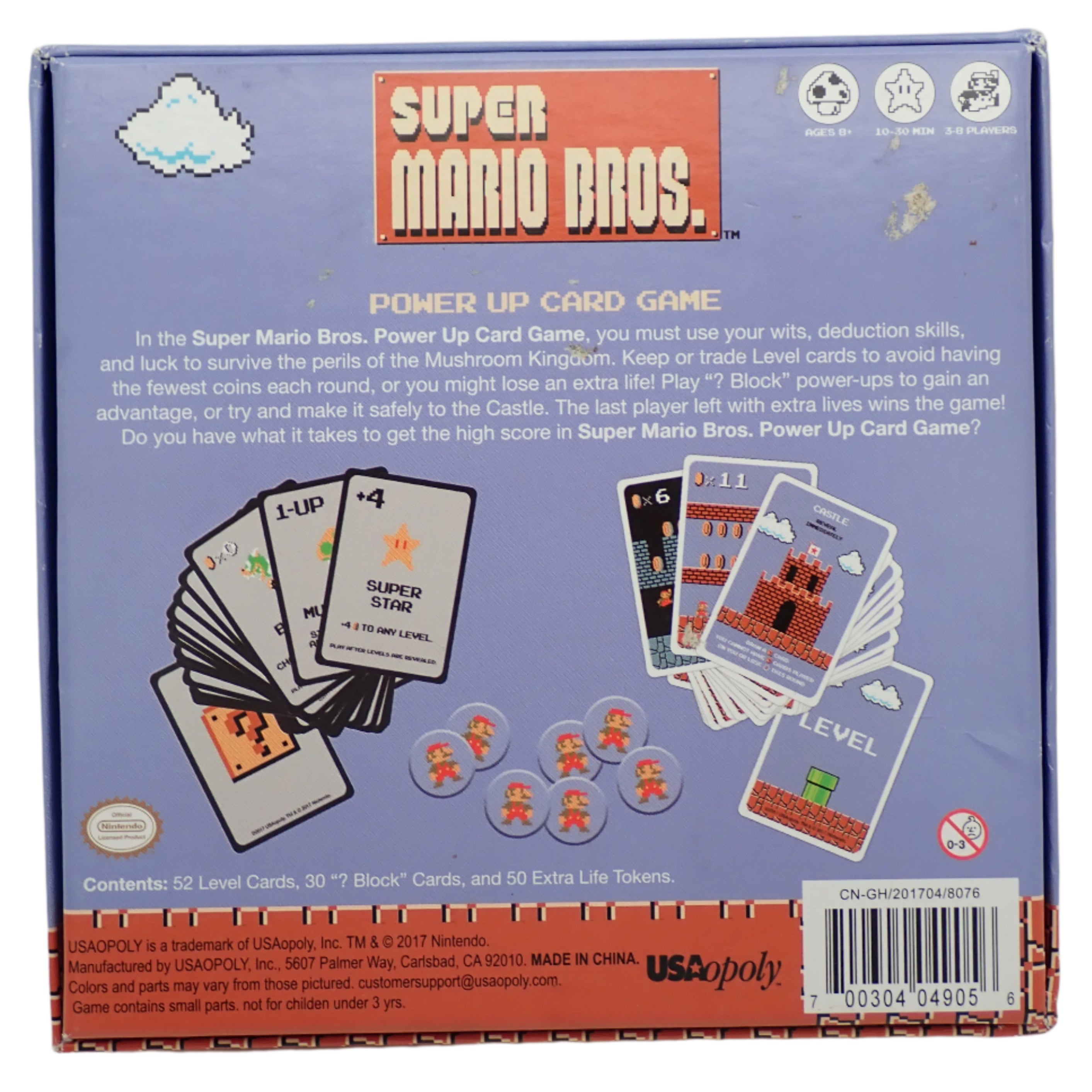 Super Mario Bros. Power Up Card Game [USED]