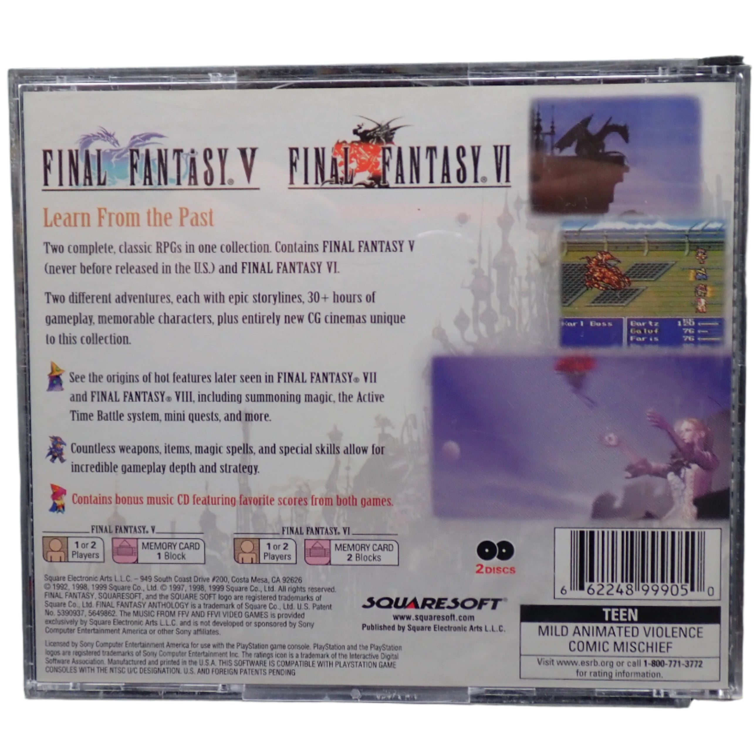 Final Fantasy Anthology - PS1