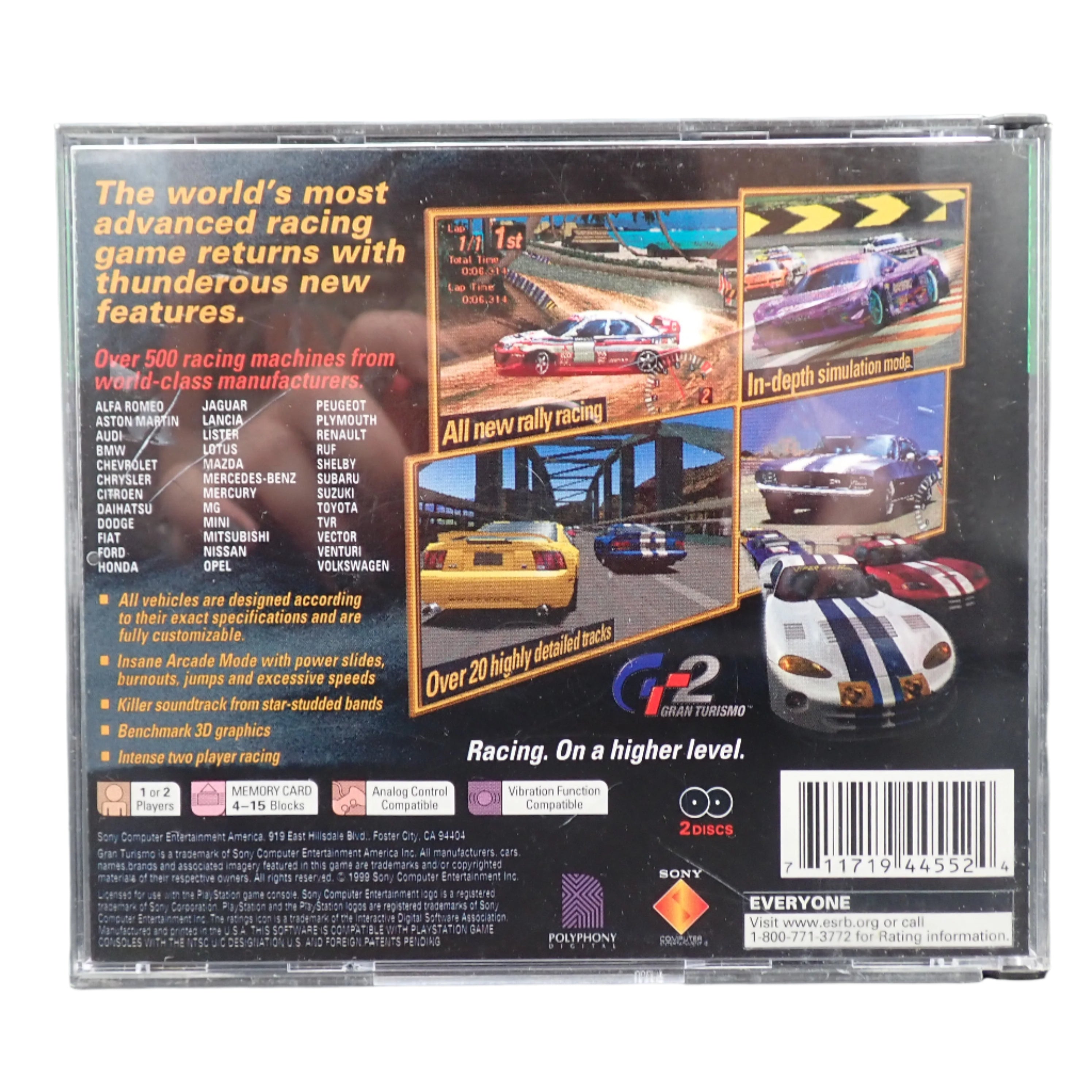 G2 Gran Turismo (Greatest hits) - PS1