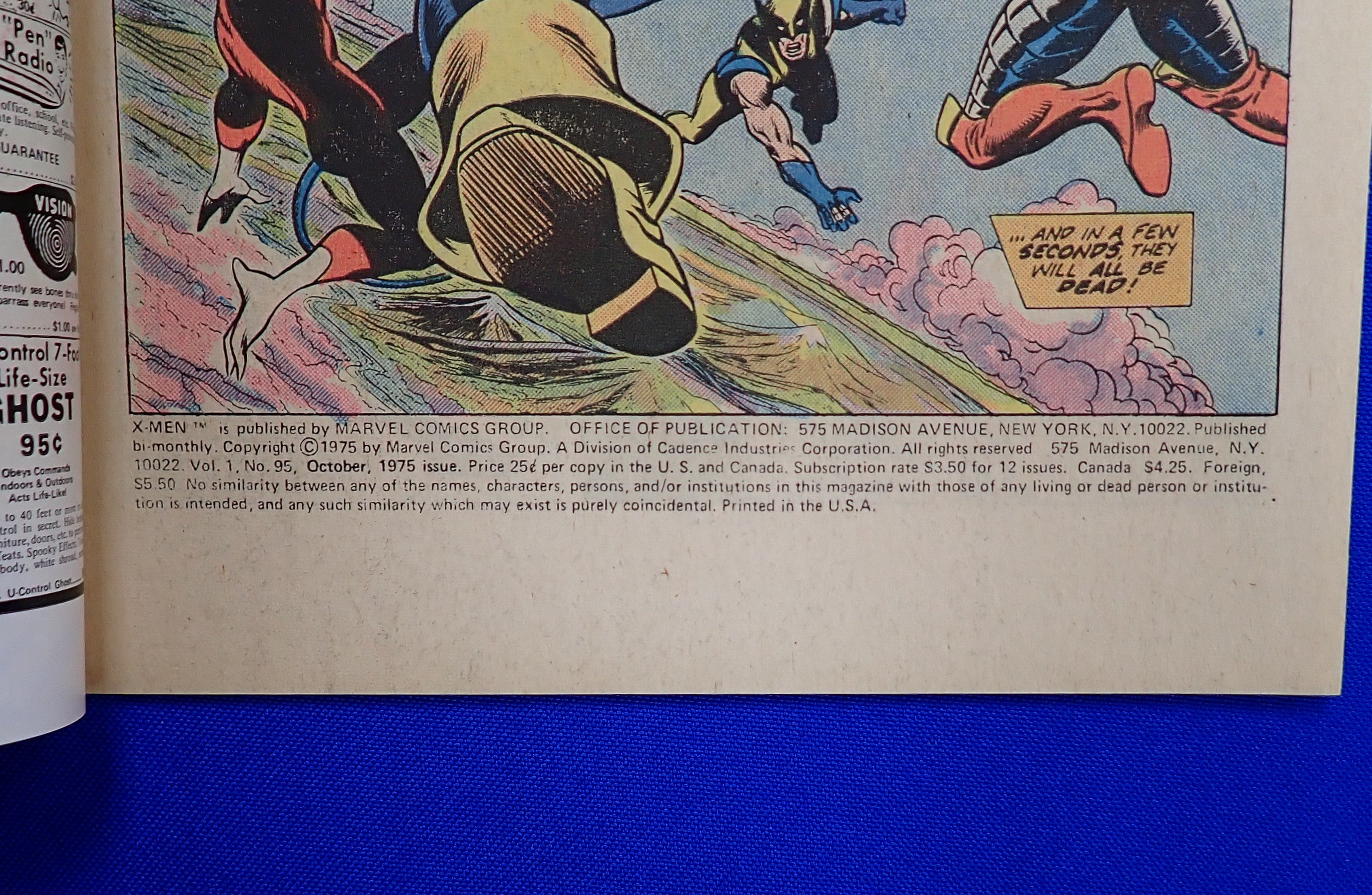 X-Men #95 (1975) - VF/VF+ (8.0-8.5) - Death of Thunderbird, John Proudstar