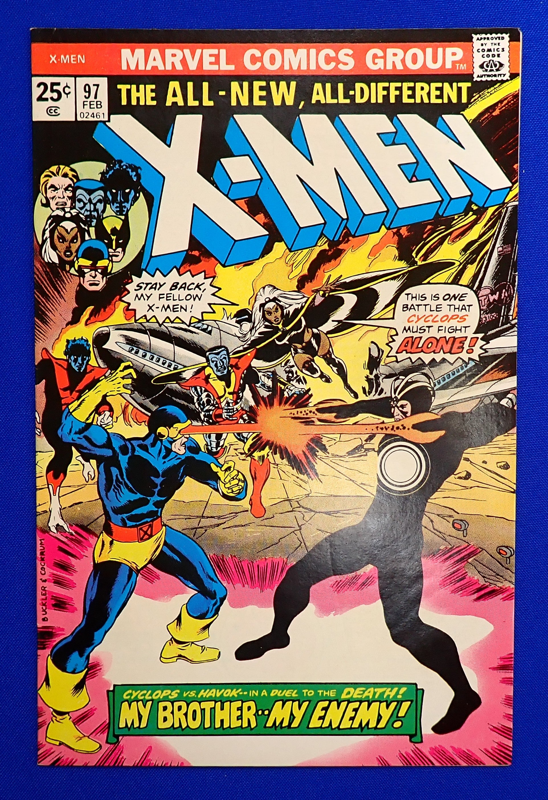 X-Men #97 (1976) - VF/VF+ (8.0-8.5) - 1st Cameo App. Lilandra