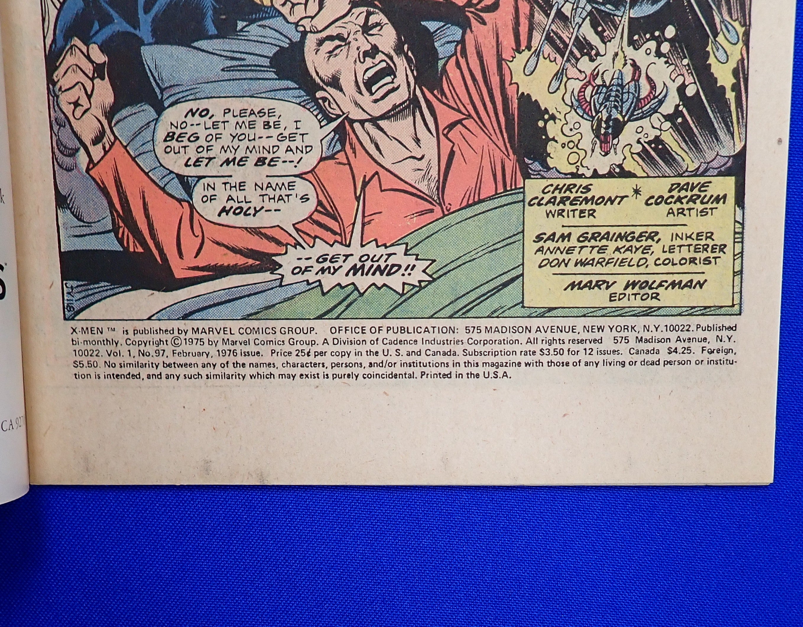 X-Men #97 (1976) - VF/VF+ (8.0-8.5) - 1st Cameo App. Lilandra