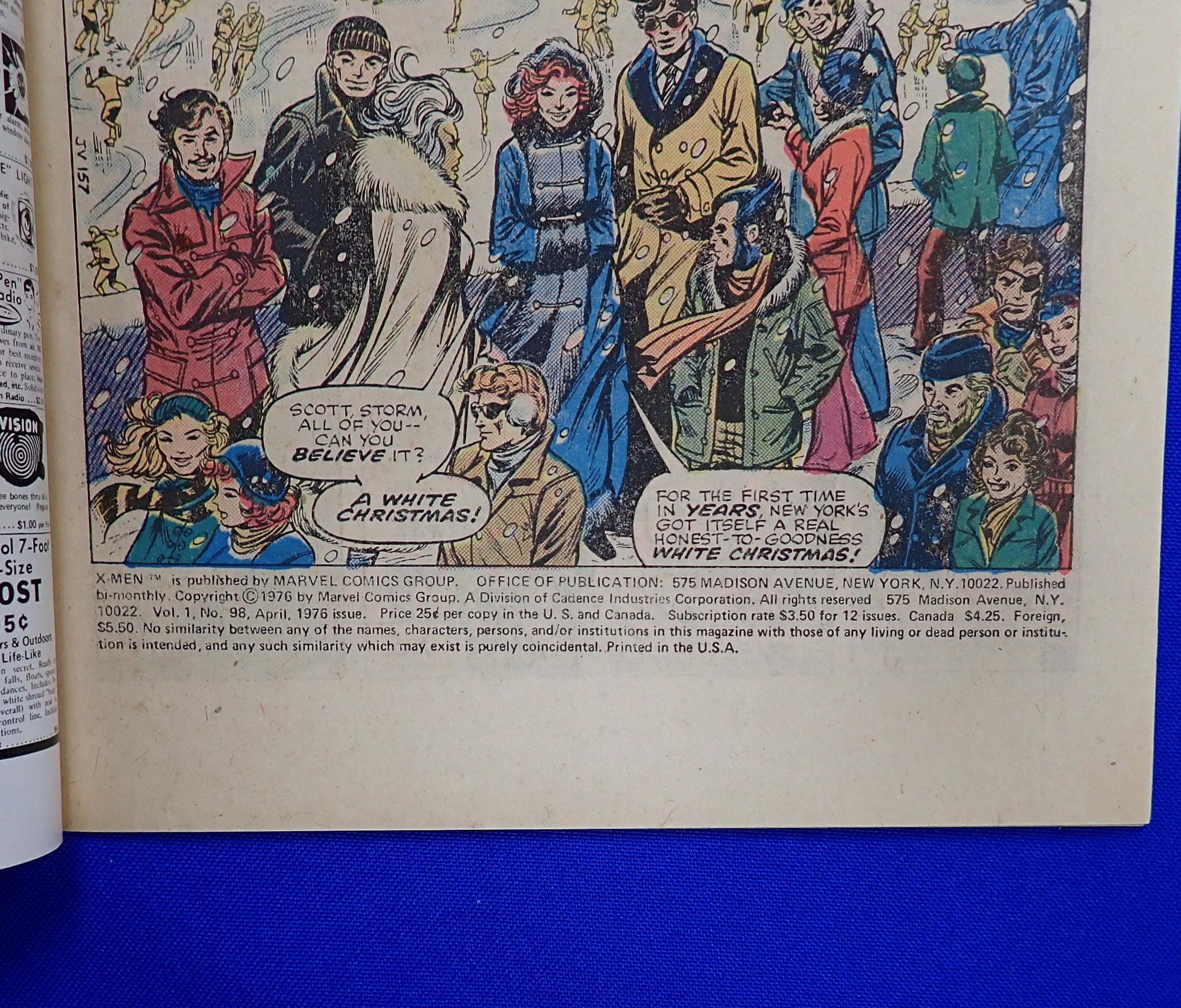 X-Men #98 (1976) - FN/VF (7.0) - Wolverine Unmasks, Creator Cameos