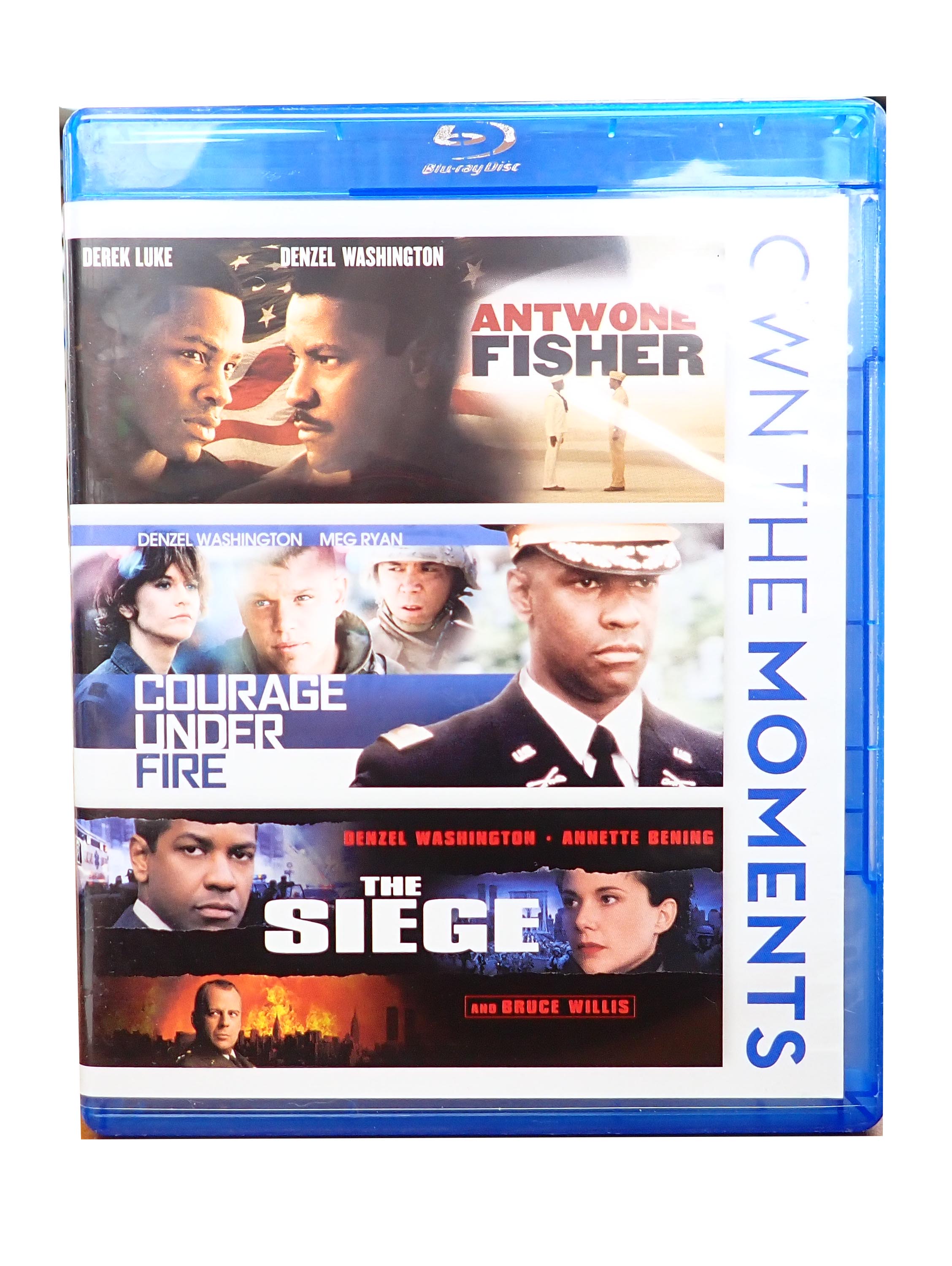 Own The Moments: Antwone Fisher/Courage Under Fire/ The Siege - Blu-Ray (Pre-Owned)