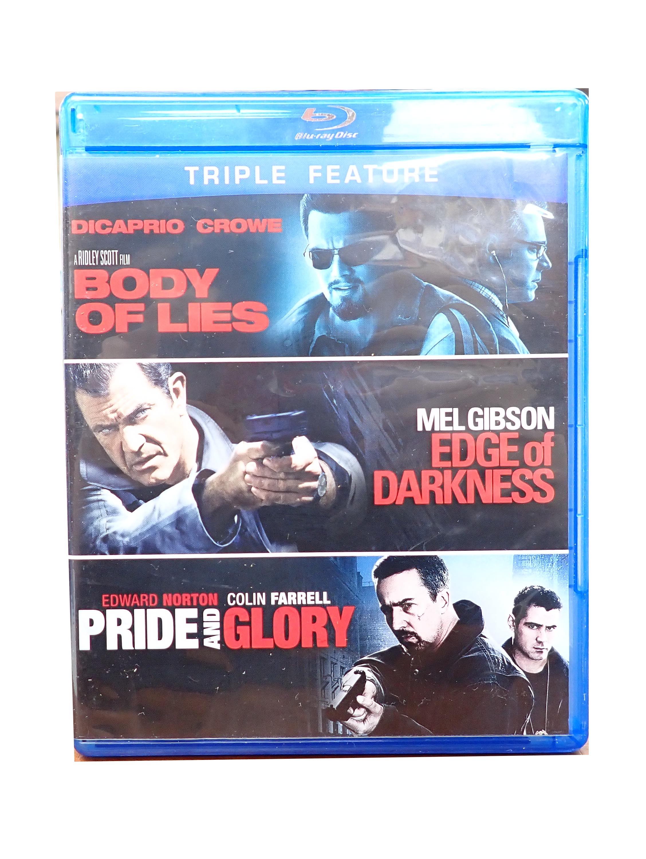 Triple Feature: Body of Lies/Edge of Darkness/Pride and Glory - Blu-Ray (Pre-Owned)