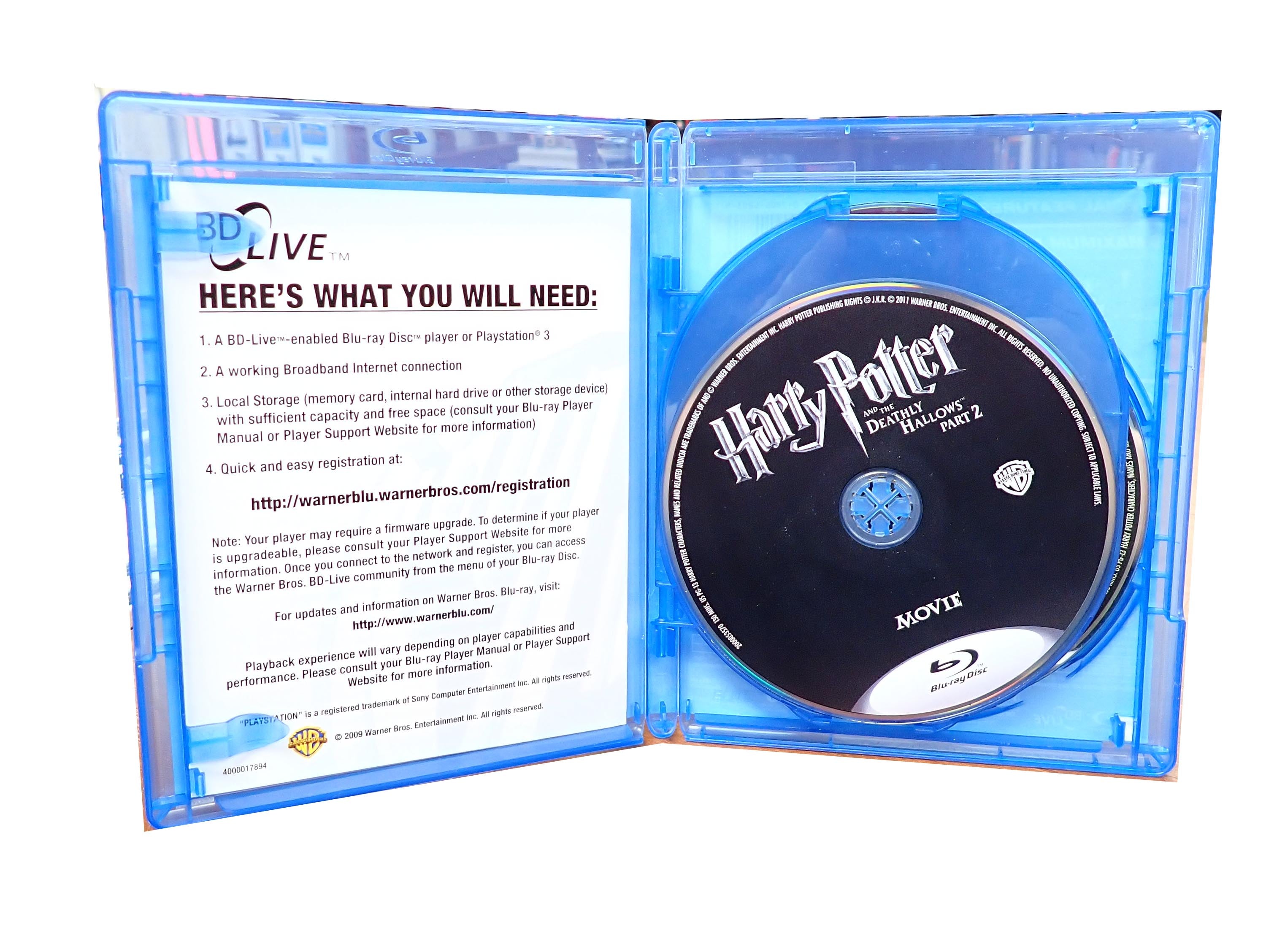 Harry Potter's and the Deathly Hallows Part 2 - Blu-Ray (Pre-Owned)