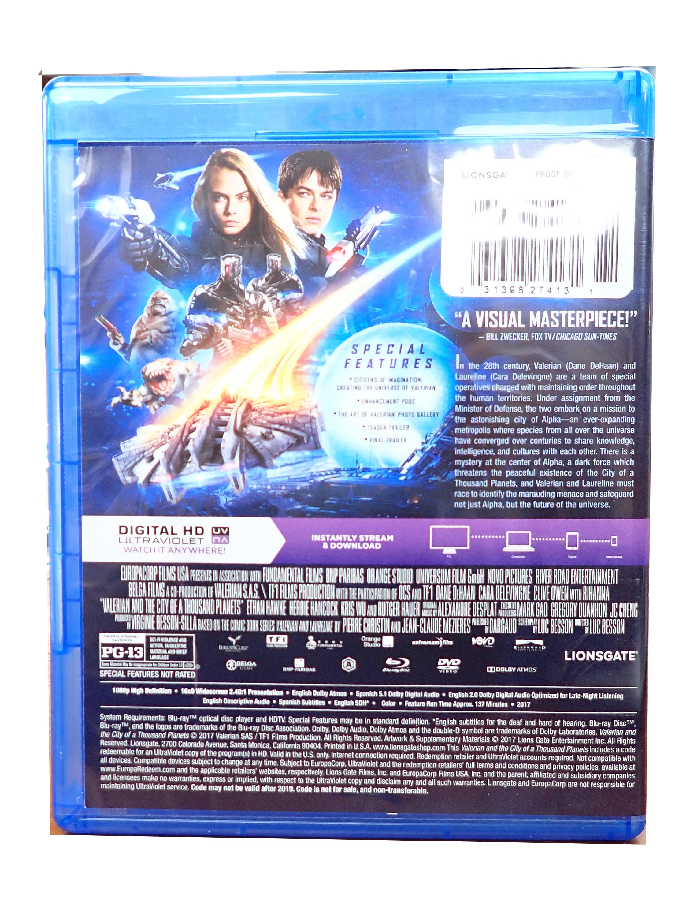 Valerian - Blu-Ray (Pre-Owned)