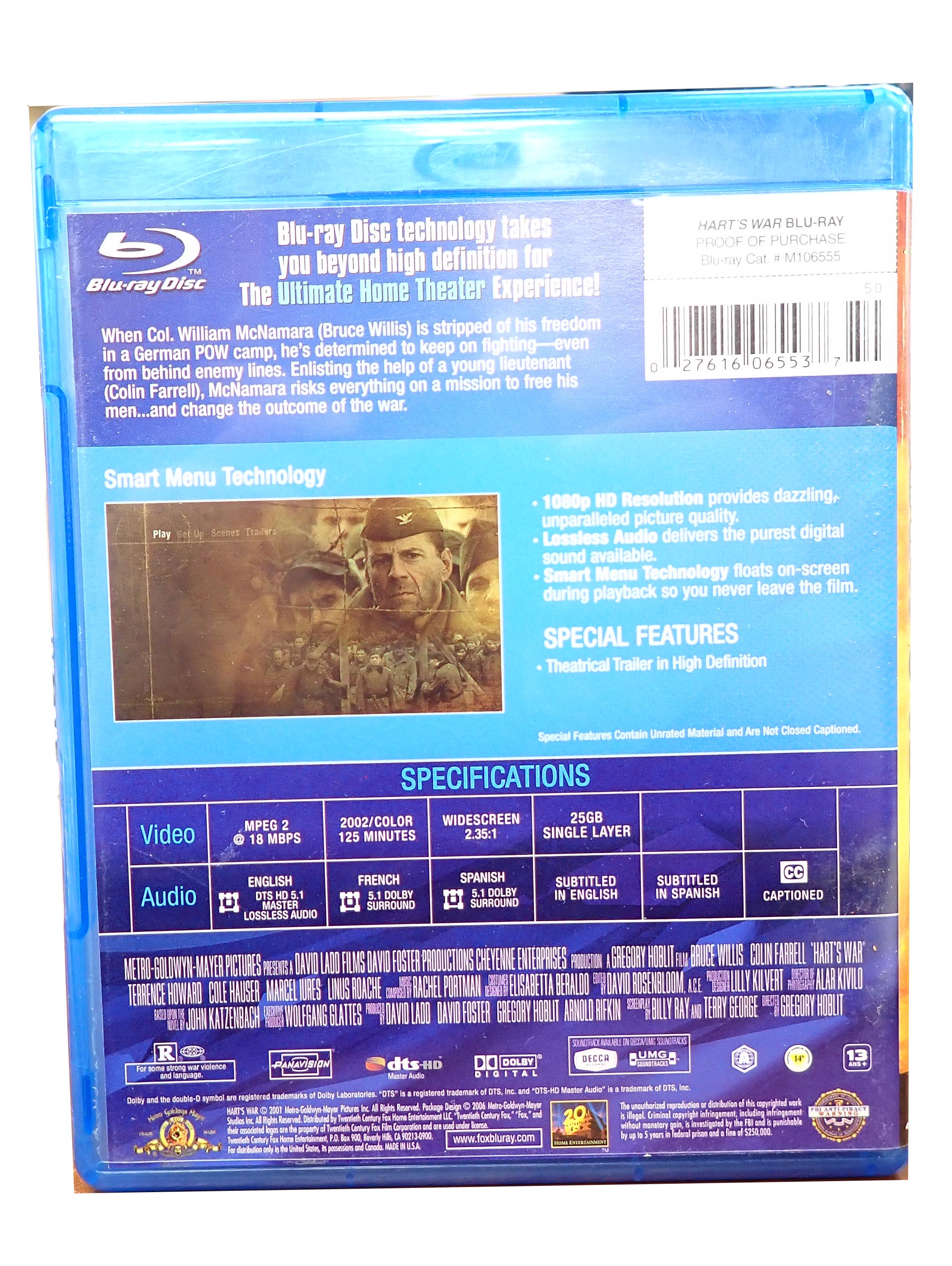 Hart's War - Blu-Ray (Pre-Owned)
