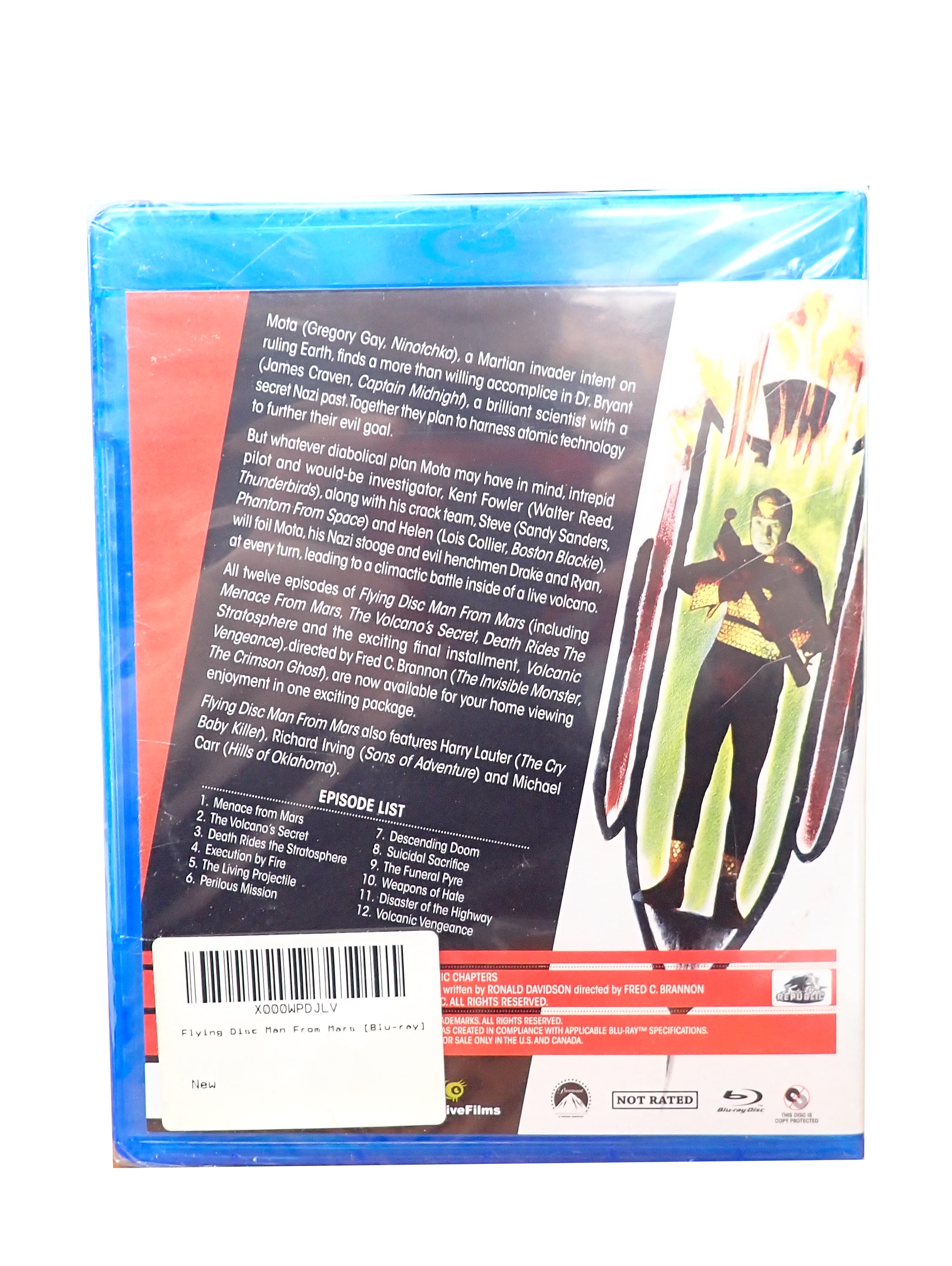 Flying Disc Man From Mars - Blu-Ray (Sealed)