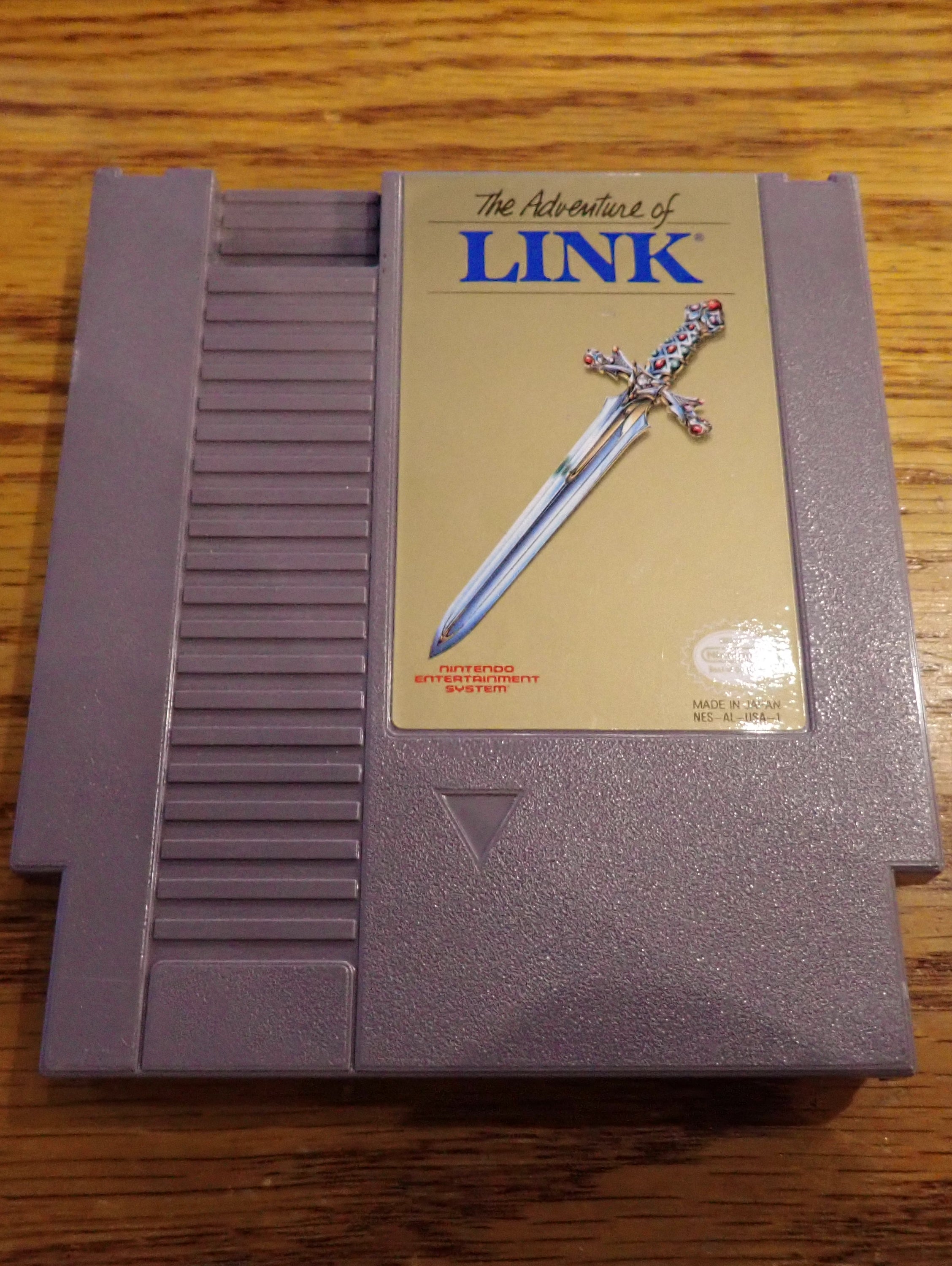 Zelda II: The Adventure of Link(Grey Cartridge) - NES