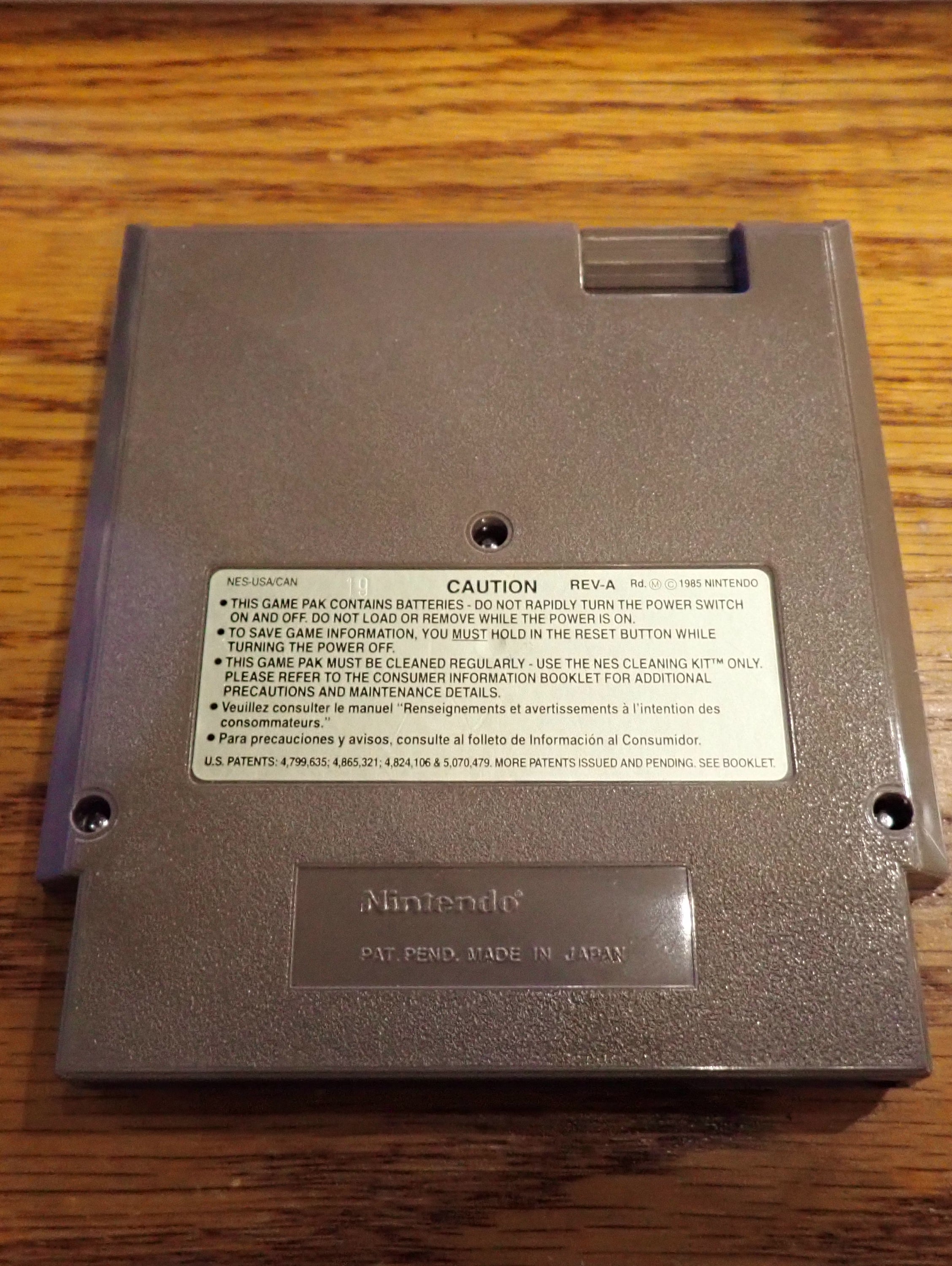 Zelda II: The Adventure of Link(Grey Cartridge) - NES