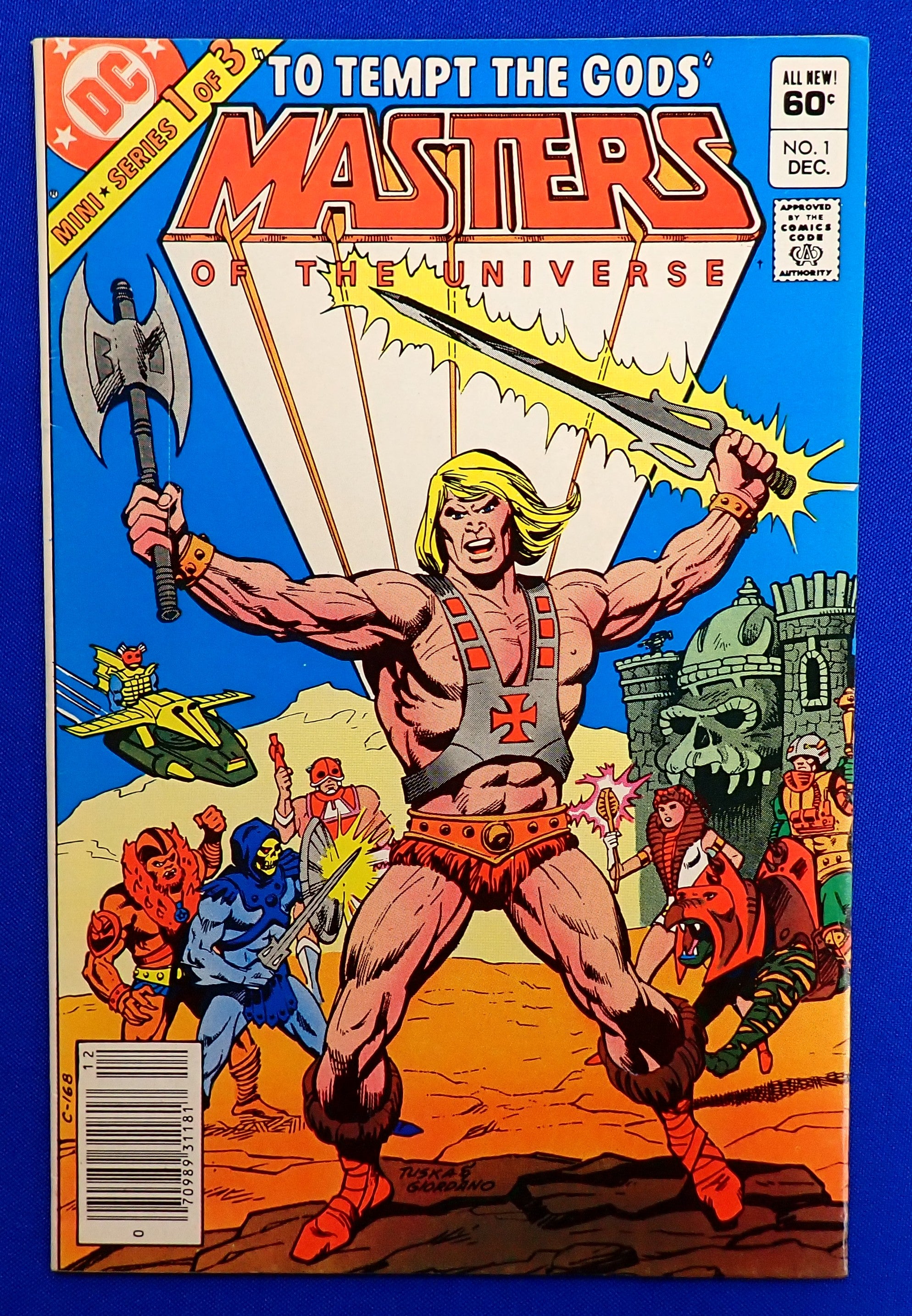 Masters of the Universe #1 (1982) - VF+ (8.5) - Three Issue Limited DC Series