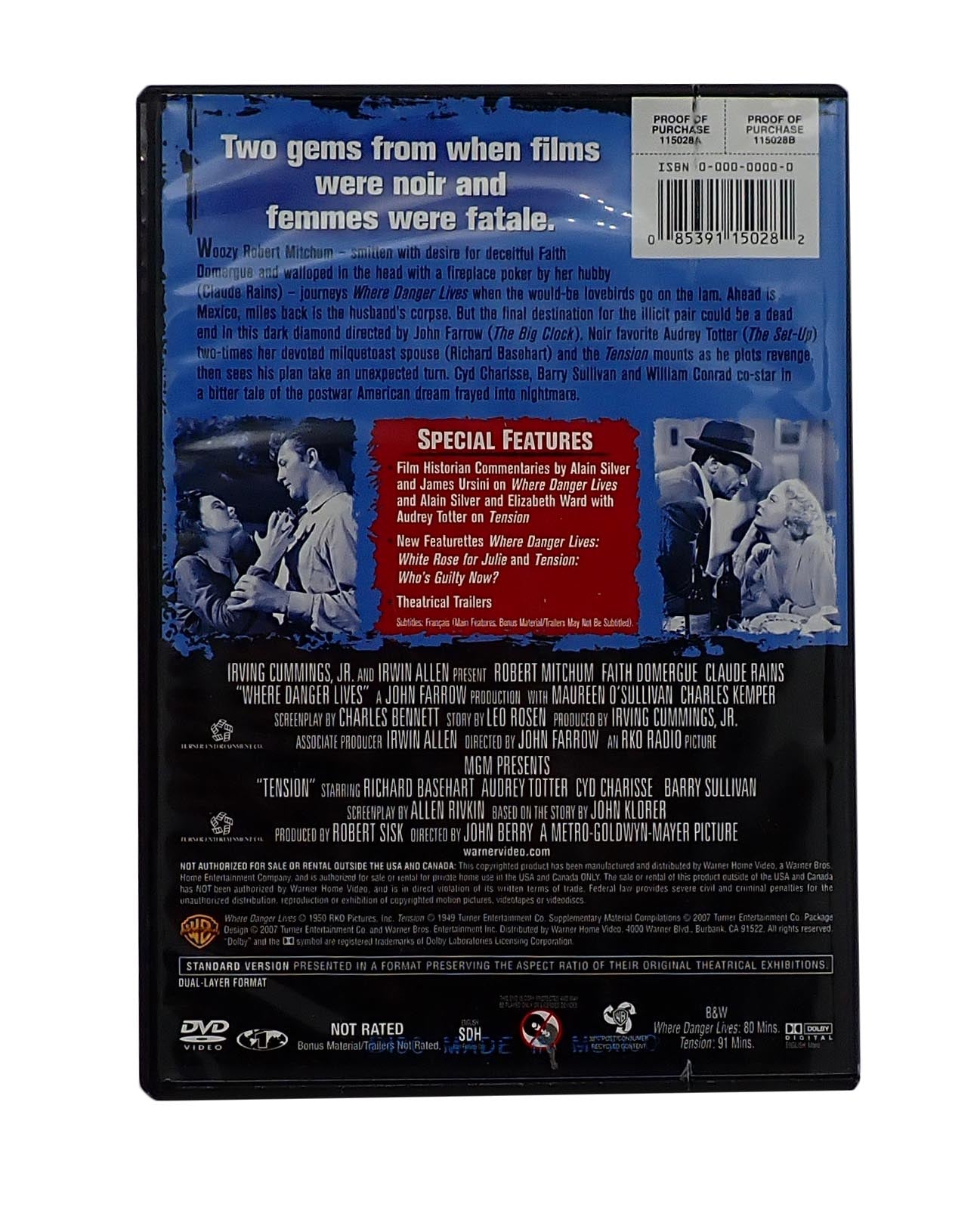 Film Noir Double Feature - DVD