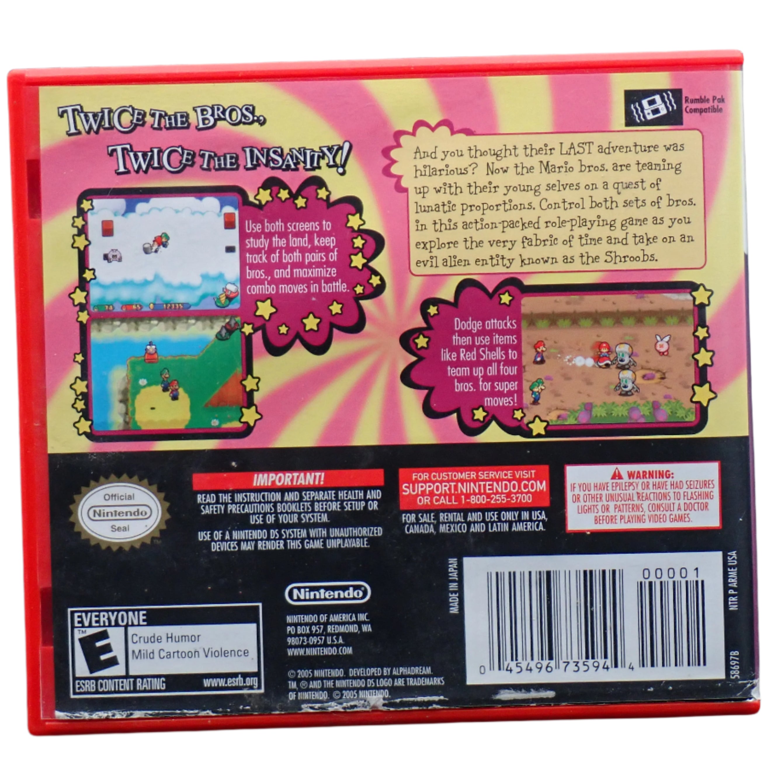 Mario & Luigi Partners in Time - DS
