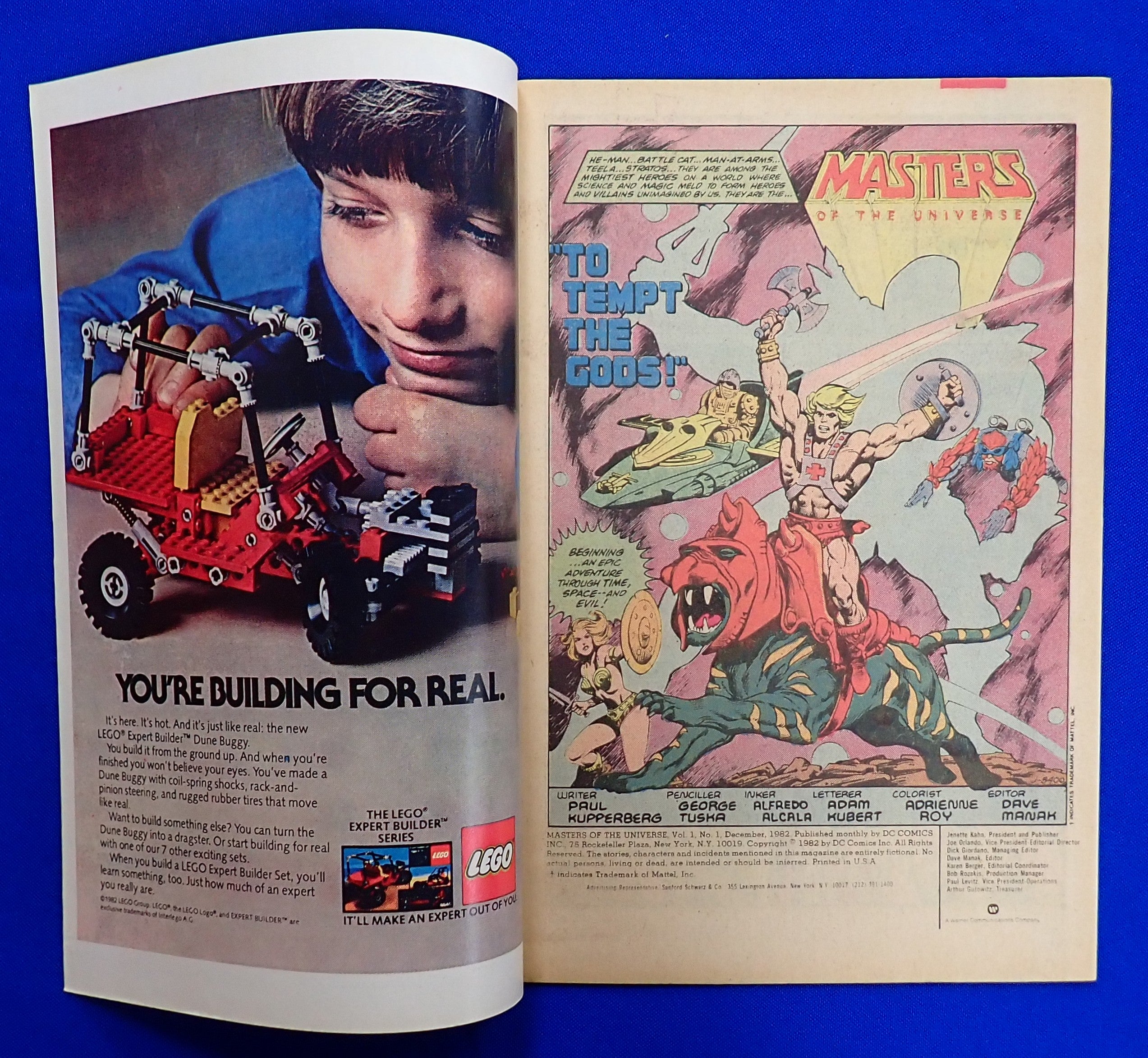 Masters of the Universe #1 (1982) - VF+ (8.5) - Three Issue Limited DC Series