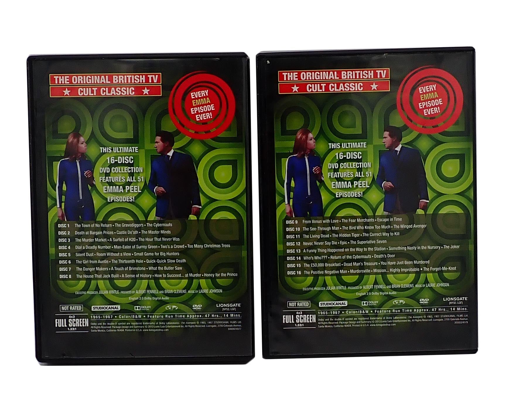 The Avengers (1965) Volumes 1 & 2 - DVD
