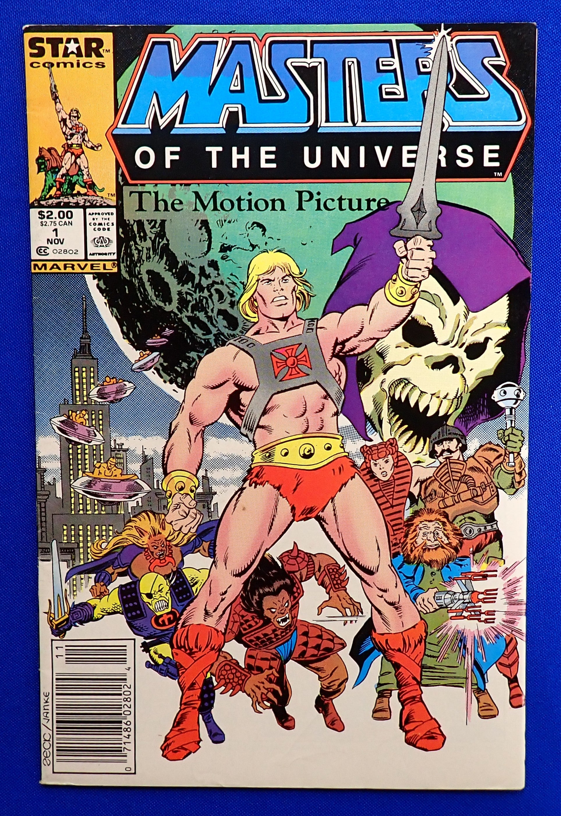 Masters of the Universe: The Motion Picture #1 (1987) - VF+ (8.5) - Comic Adaptation of Script