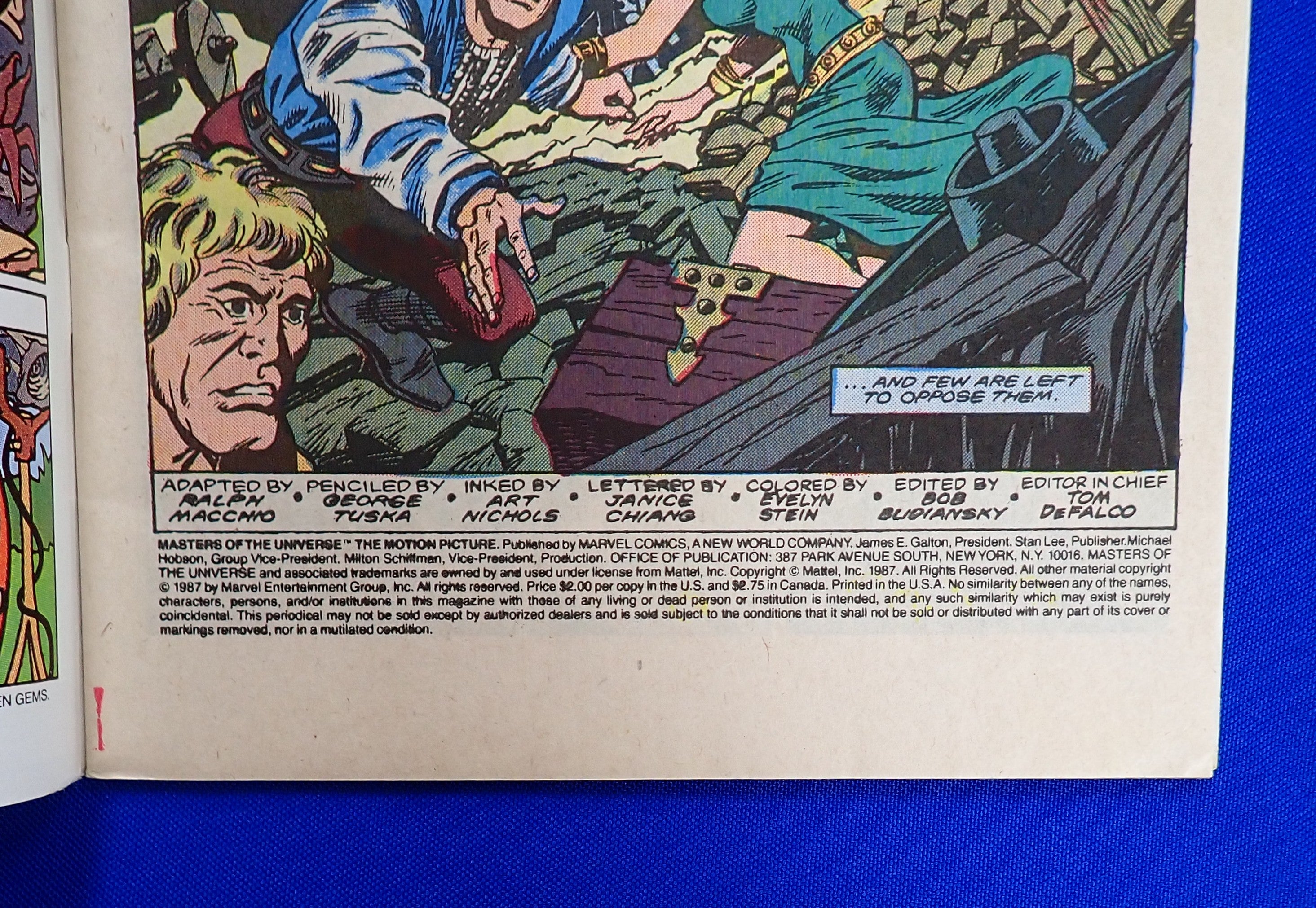 Masters of the Universe: The Motion Picture #1 (1987) - VF+ (8.5) - Comic Adaptation of Script