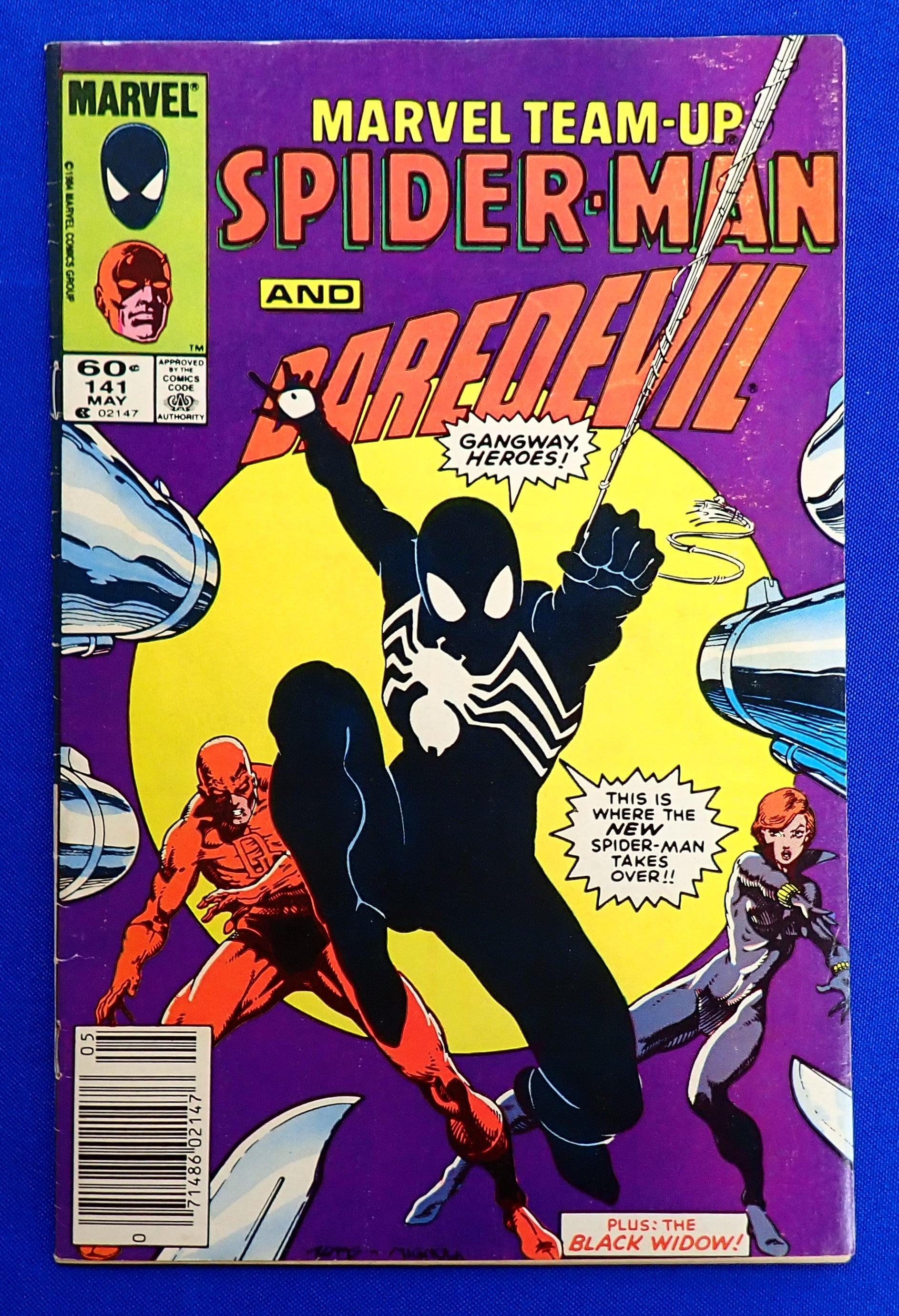 Marvel Team-Up #141 (1984) - FN/FN- (5.5-6.0) - 2nd Black Costume App.