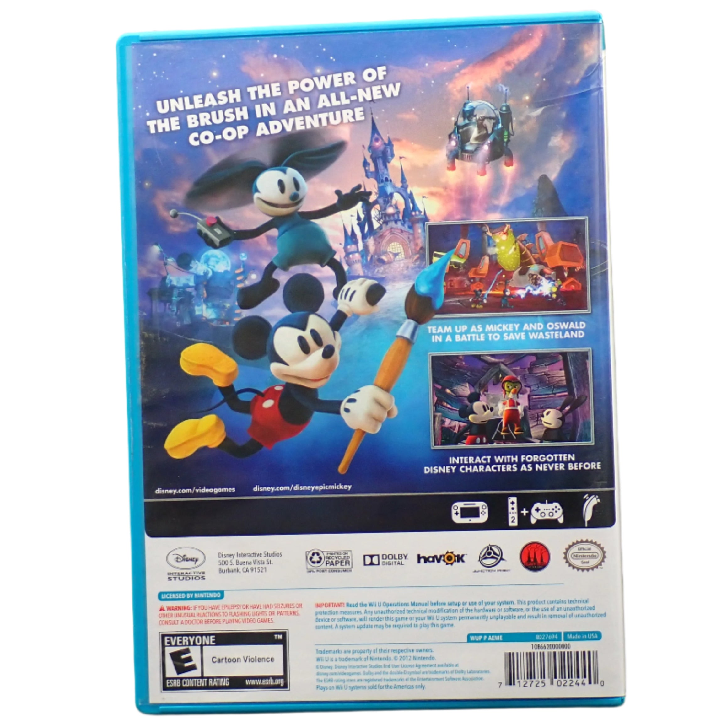 Disney Epic Mickey 2 The Power of Two - Wii U