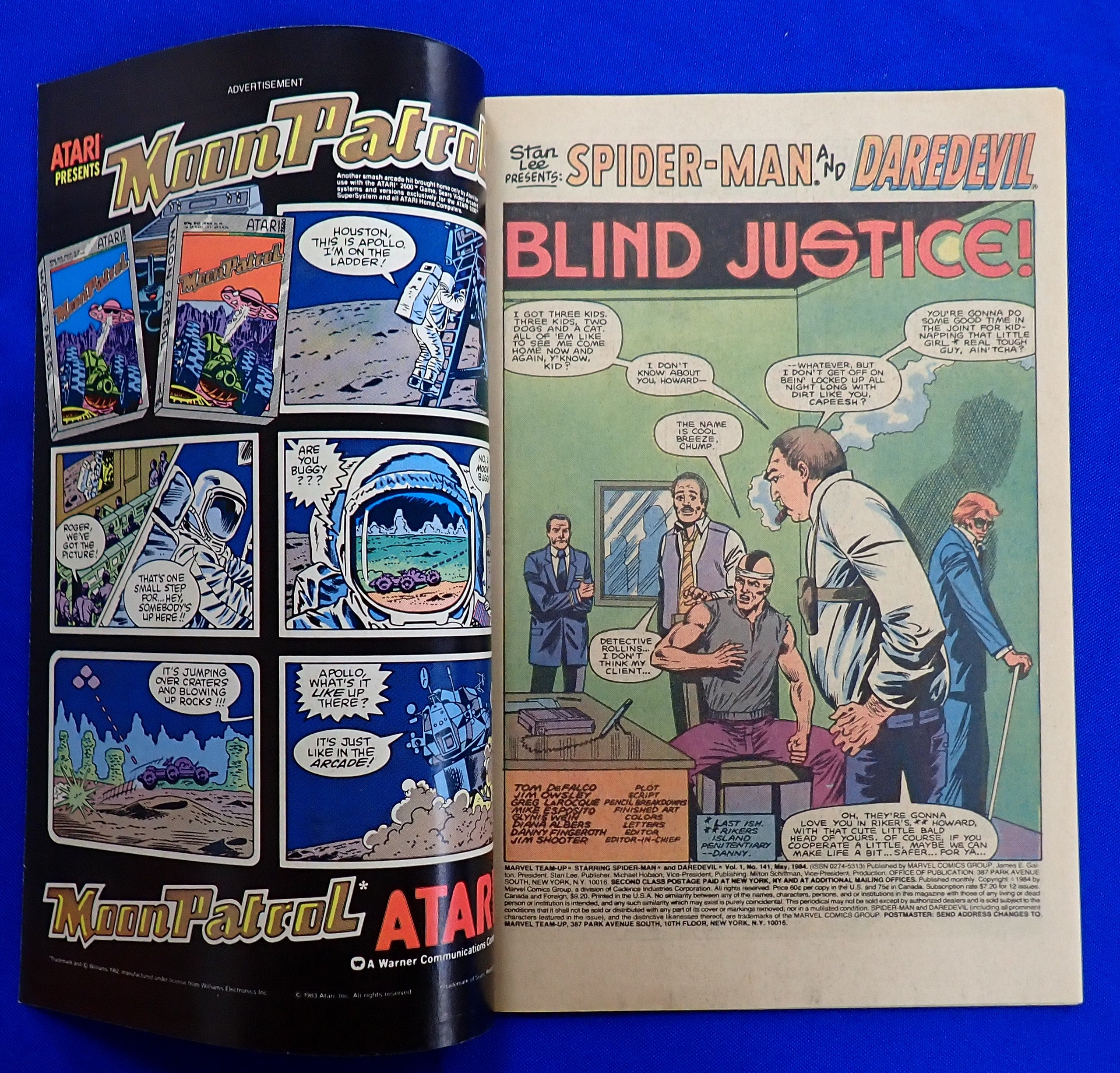Marvel Team-Up #141 (1984) - FN/FN- (5.5-6.0) - 2nd Black Costume App.