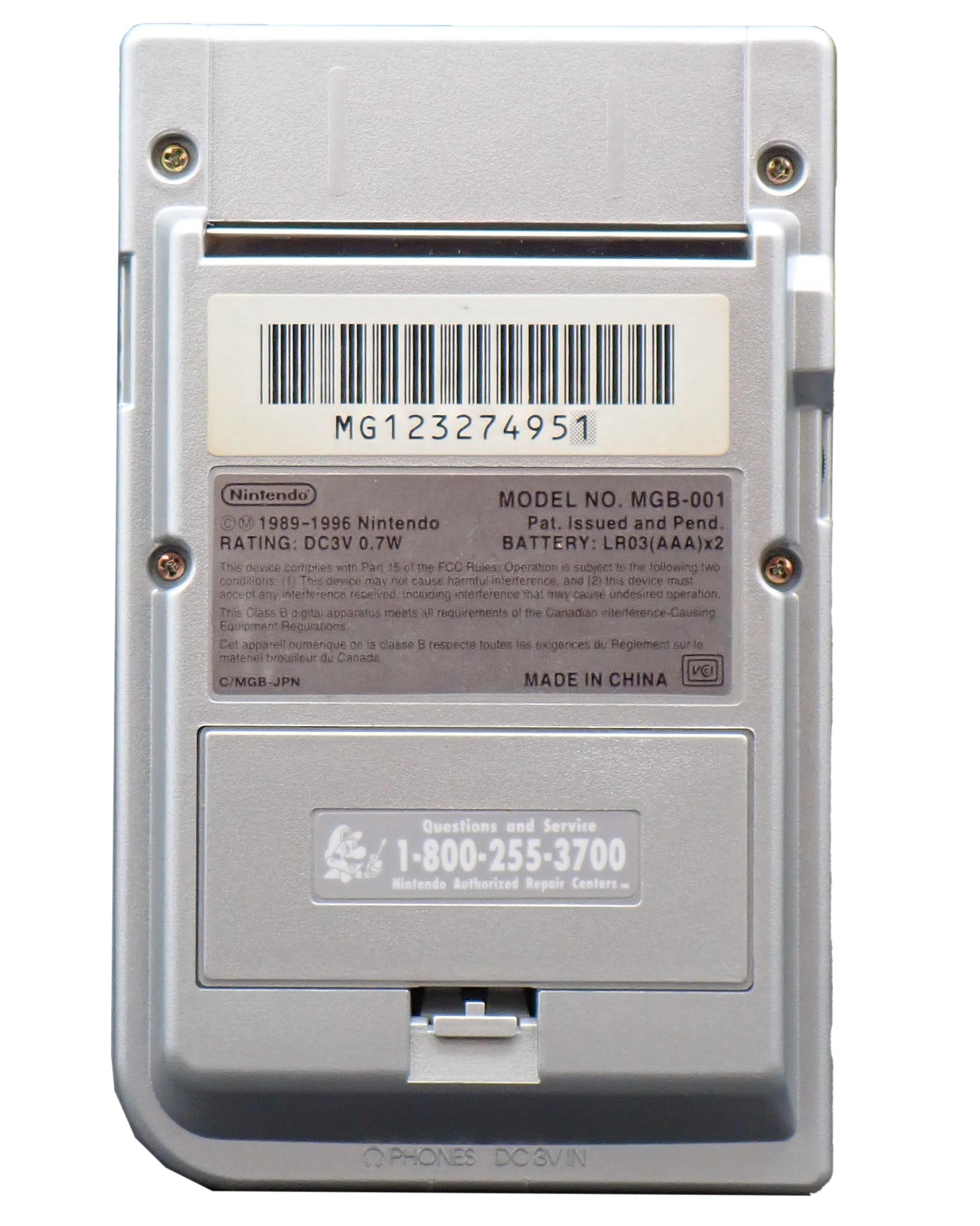 Game Boy Pocket - Silver