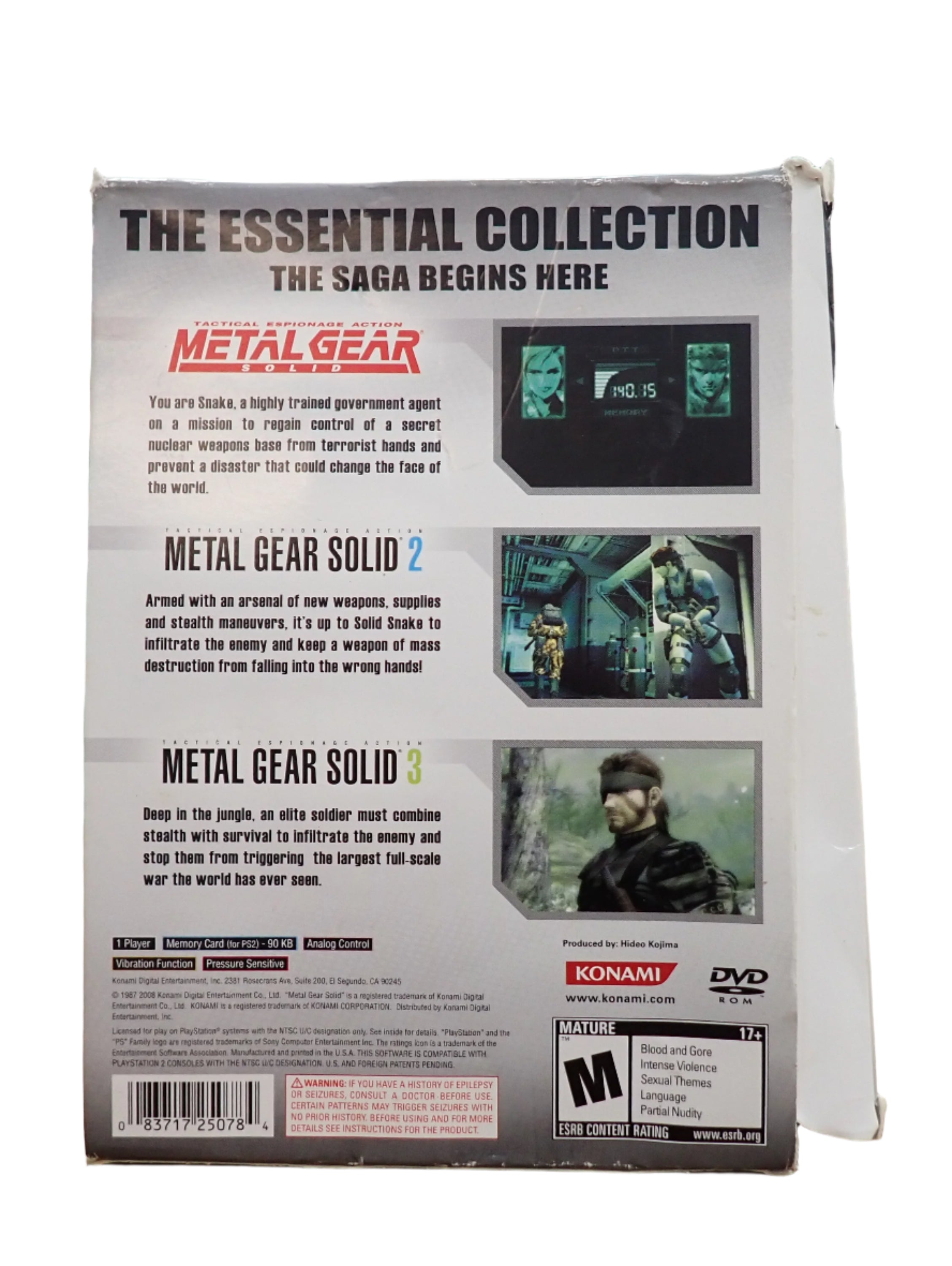 Metal Gear Solid : The Essential Collection - PS2