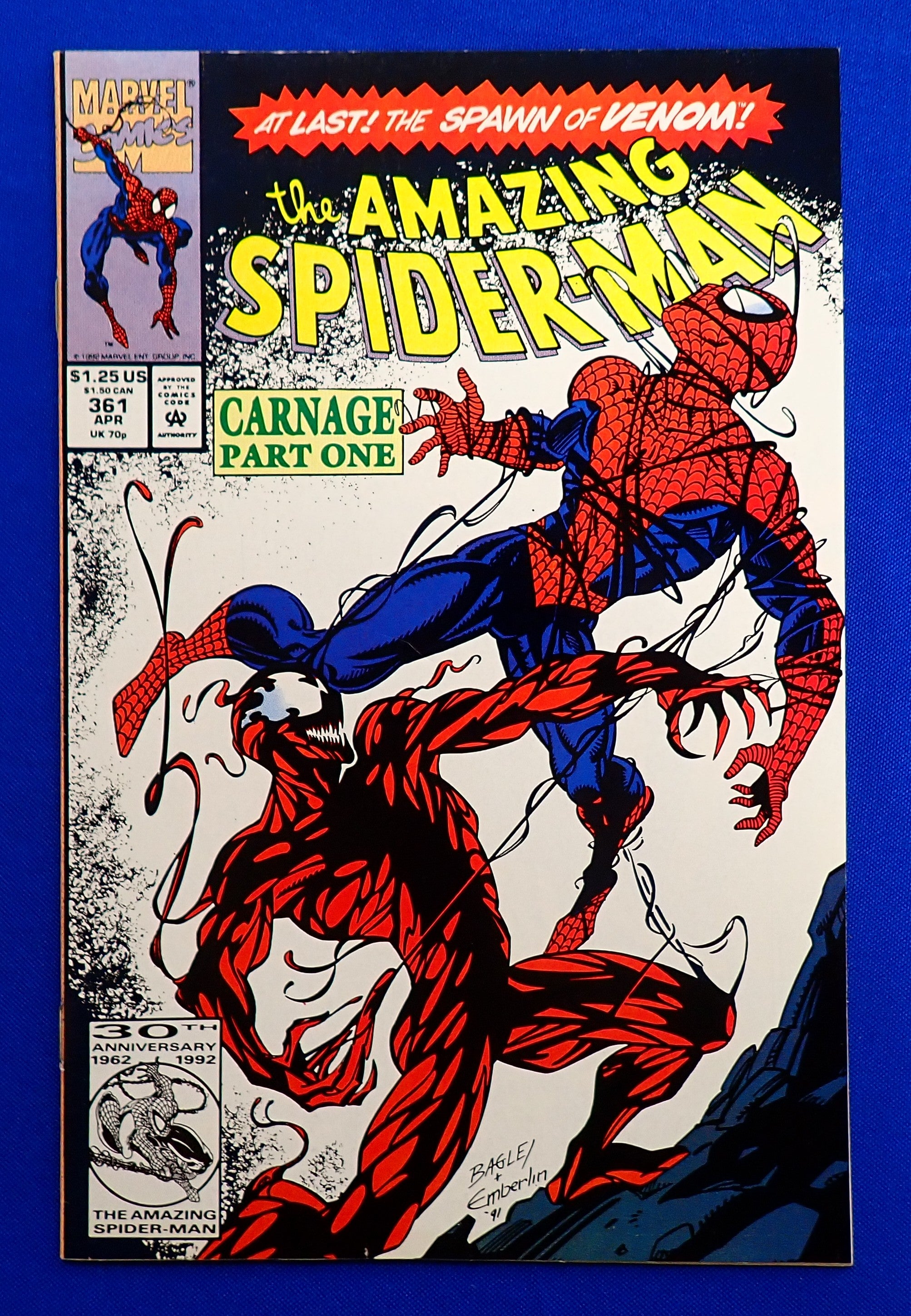 Amazing Spider-Man #361 (1992) - NM (9.0) - 1st App. of Carnage