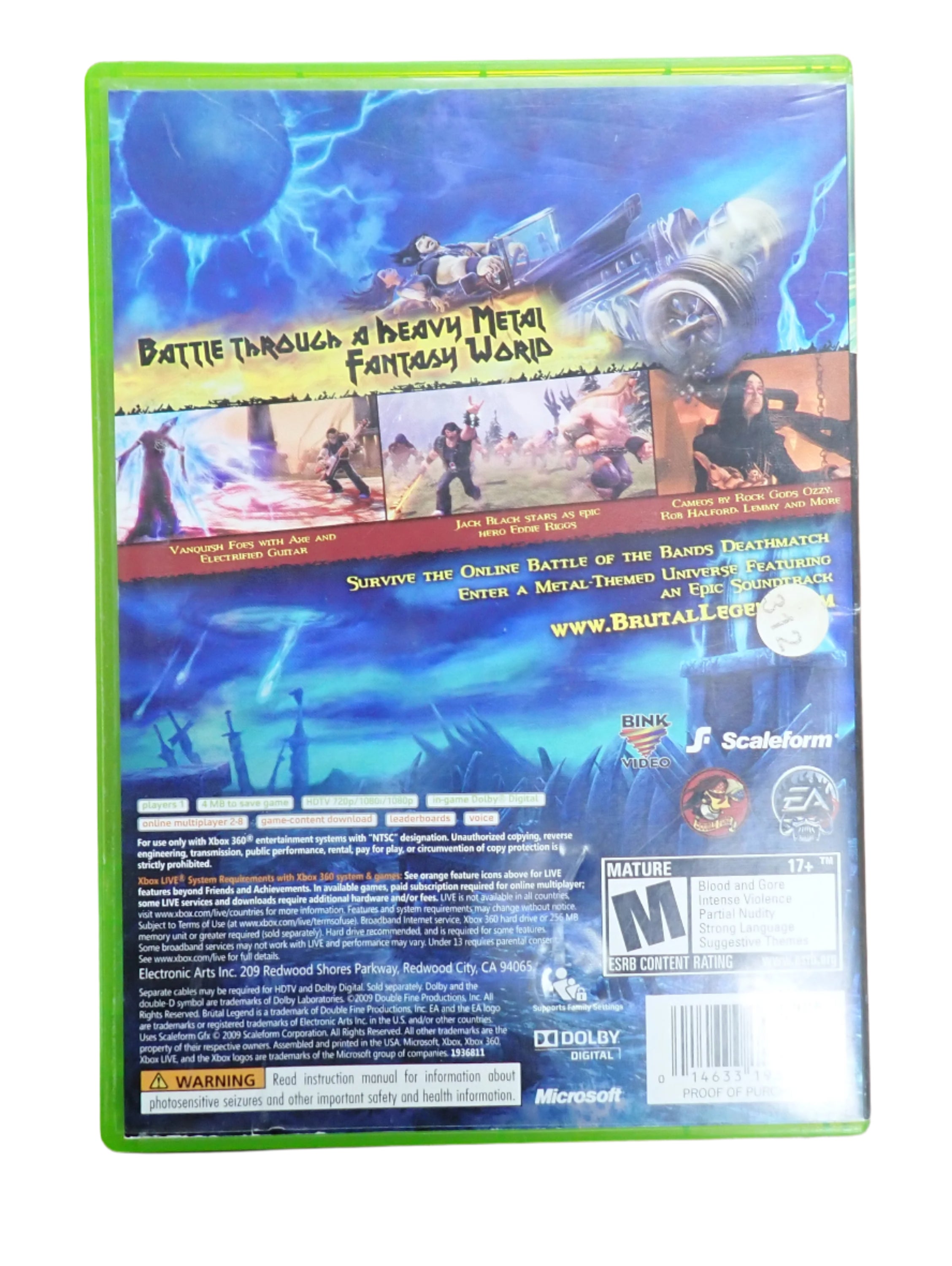 Brutal Legend - Xbox 360