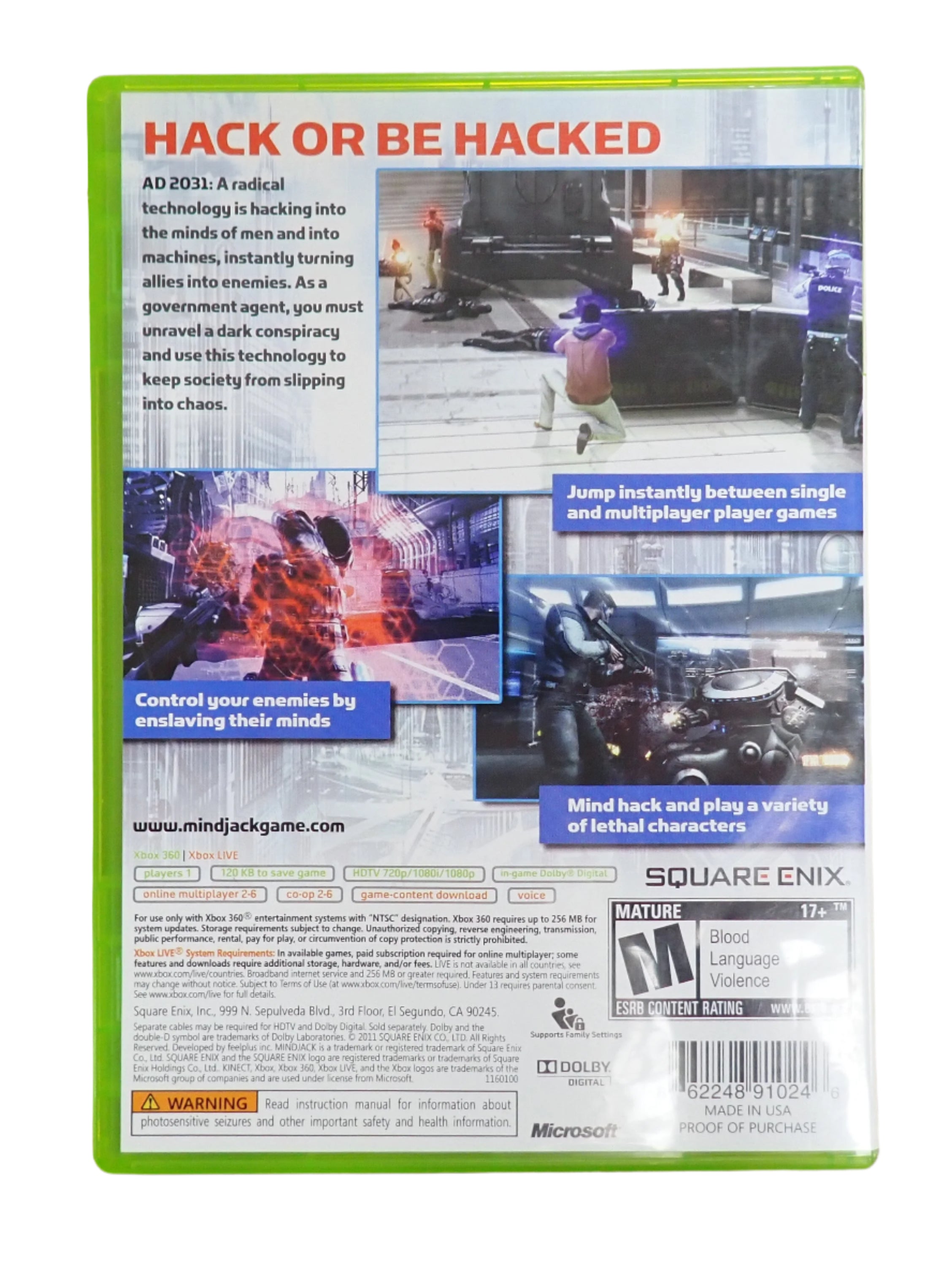 Mindjack - Xbox 360