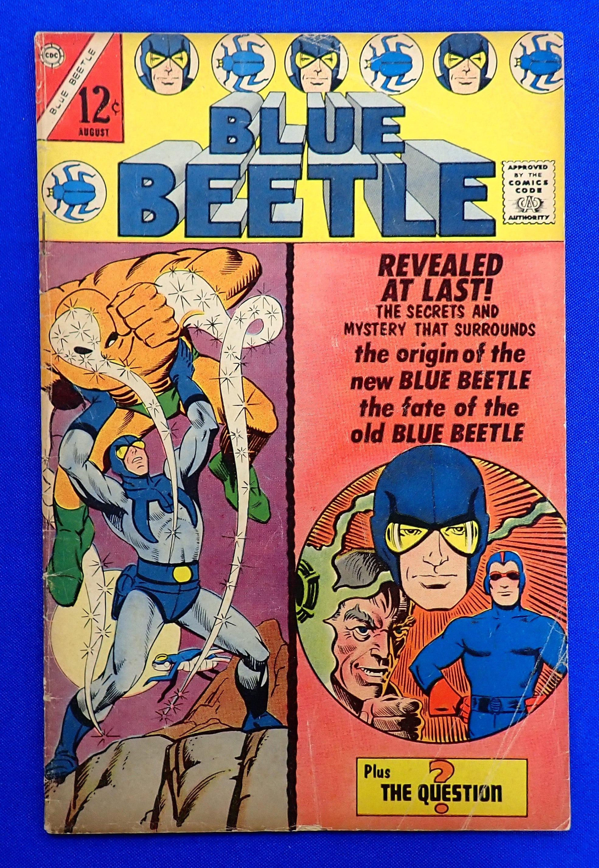 Blue Beetle #2 (1967) - GD/VG- (3.0-3.5) - Blue Beetle Origin + 2nd App. Question