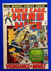 Hero for Hire #2 (1972) - FN- (5.5) - 2nd App. Luke Cage