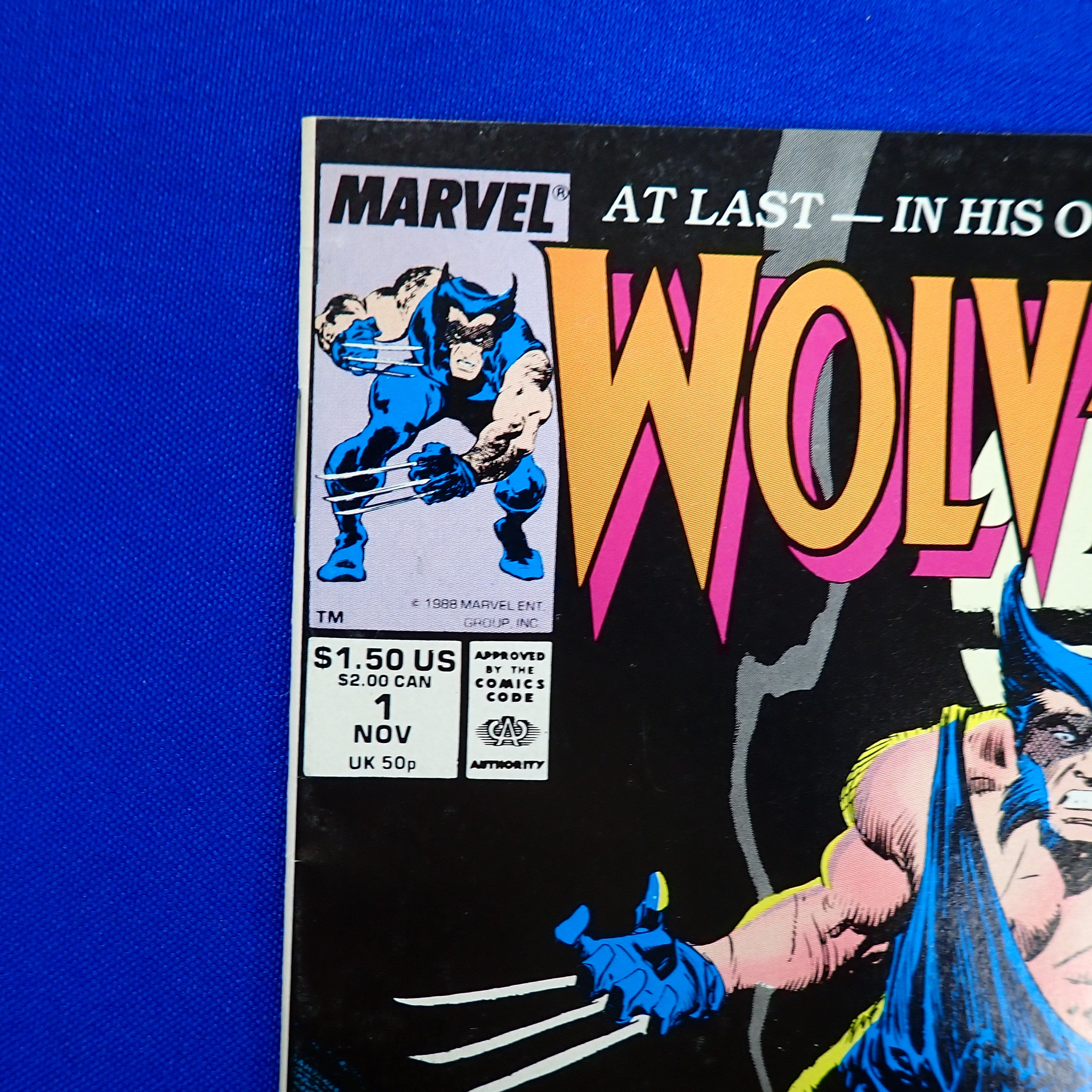 Wolverine #1 (1988) - FN/VF- (7.0-7.5) - SIGNED by Chris Claremont w/ COA