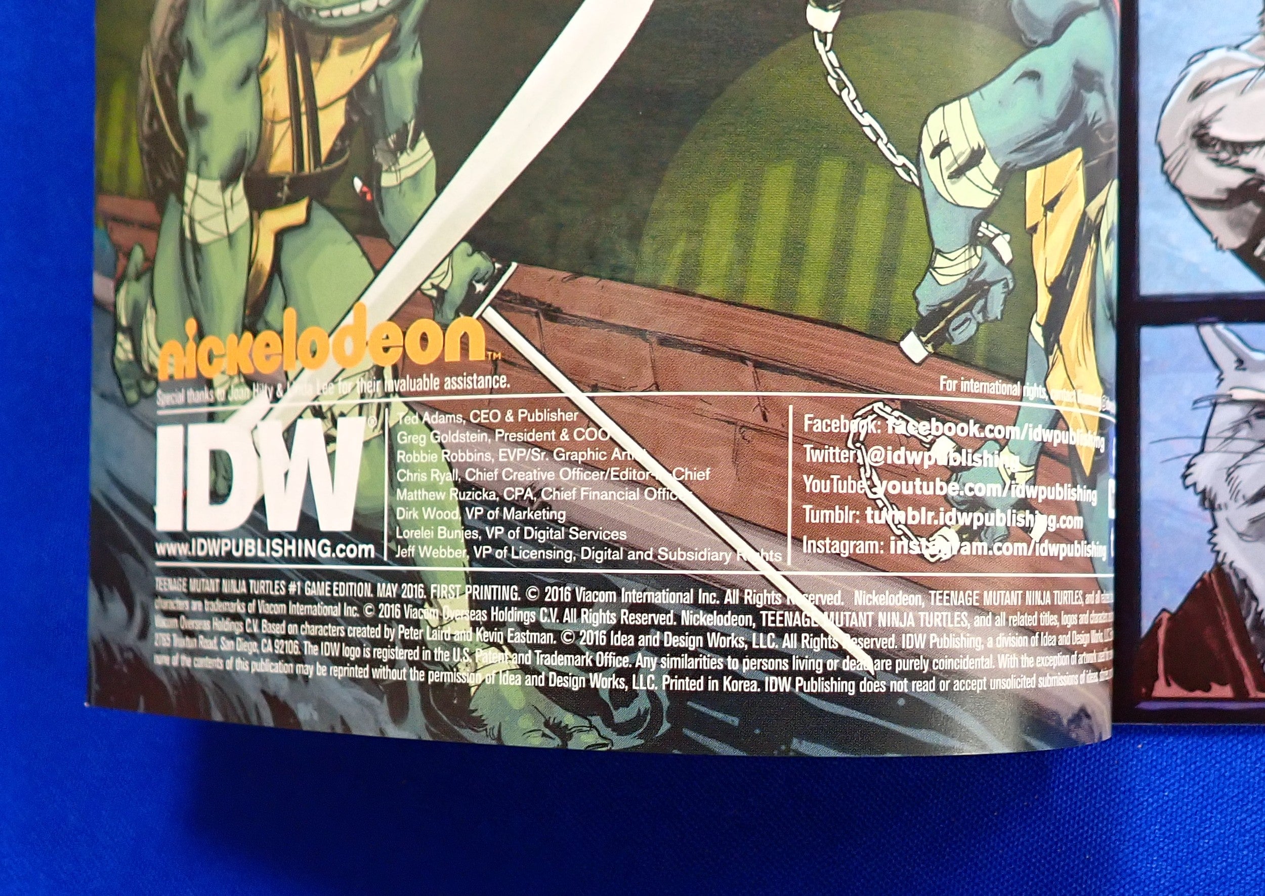 Teenage Mutant Ninja Turtles #1 (2011) - VF/NM- (9.0-9.2) - Game Edition Variant