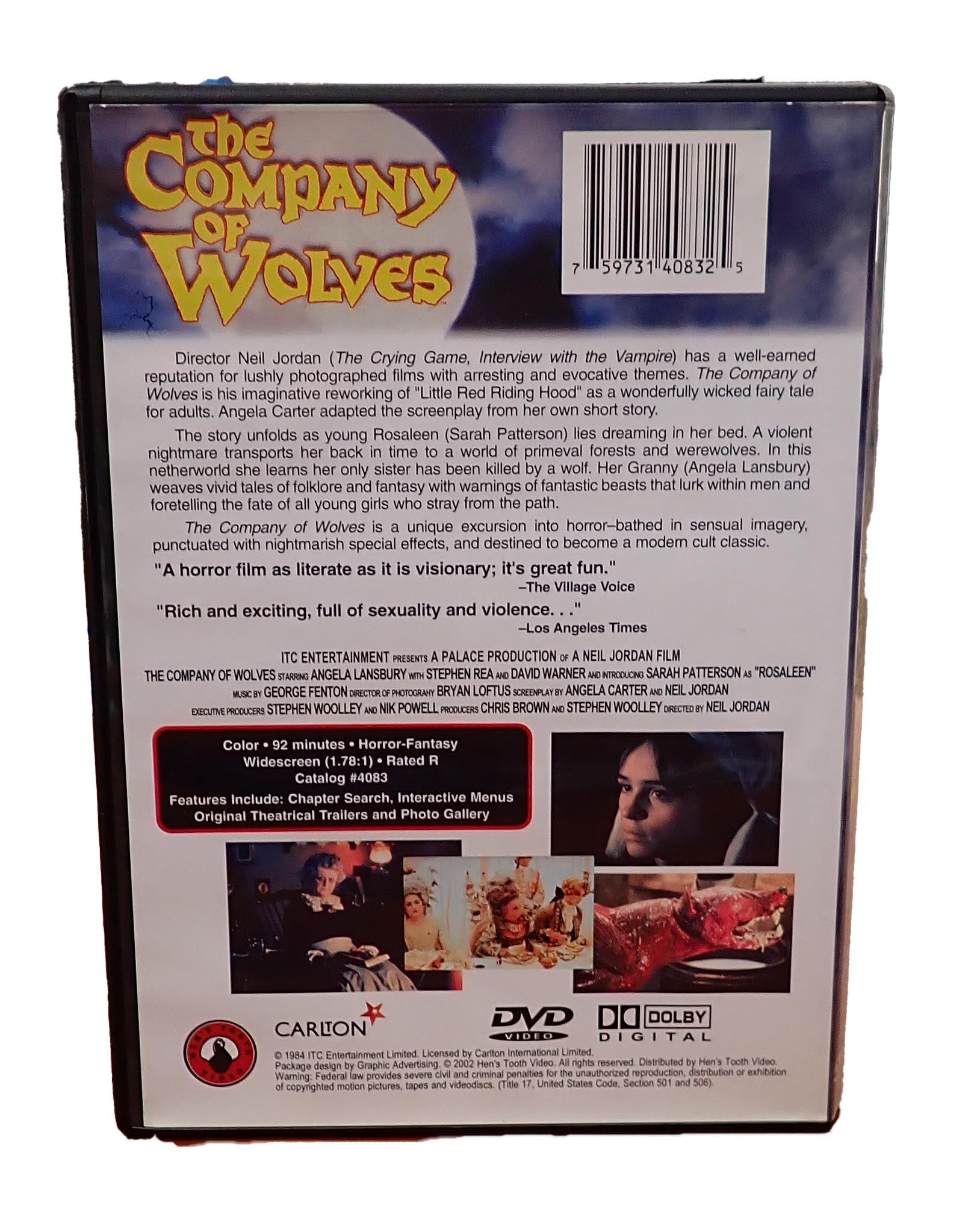 The Company of Wolves - DVD