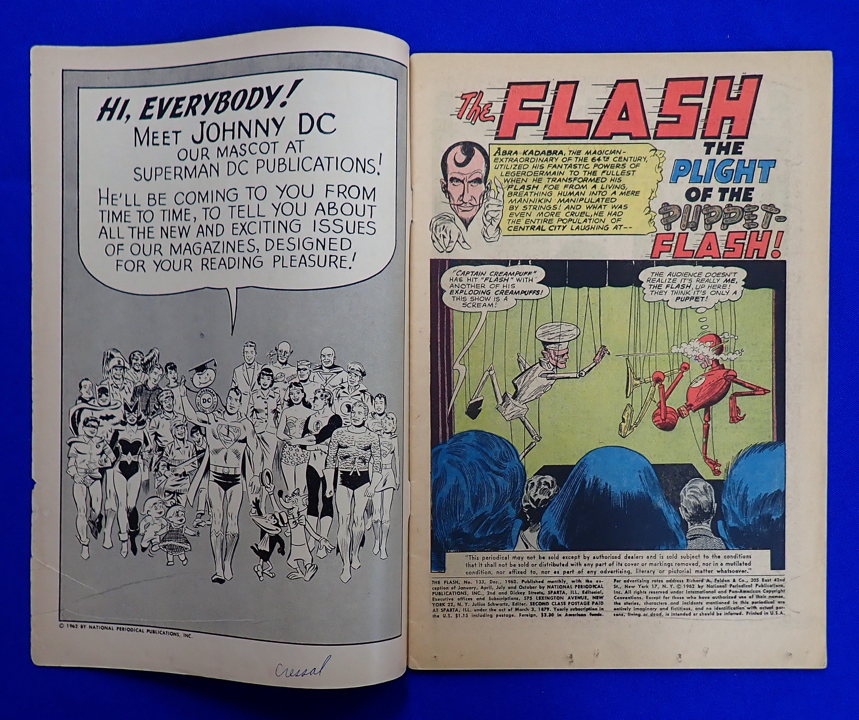 Flash #133 (1962) - GD/VG- (3.0-3.5) - 2nd App. of Abra Kadabra