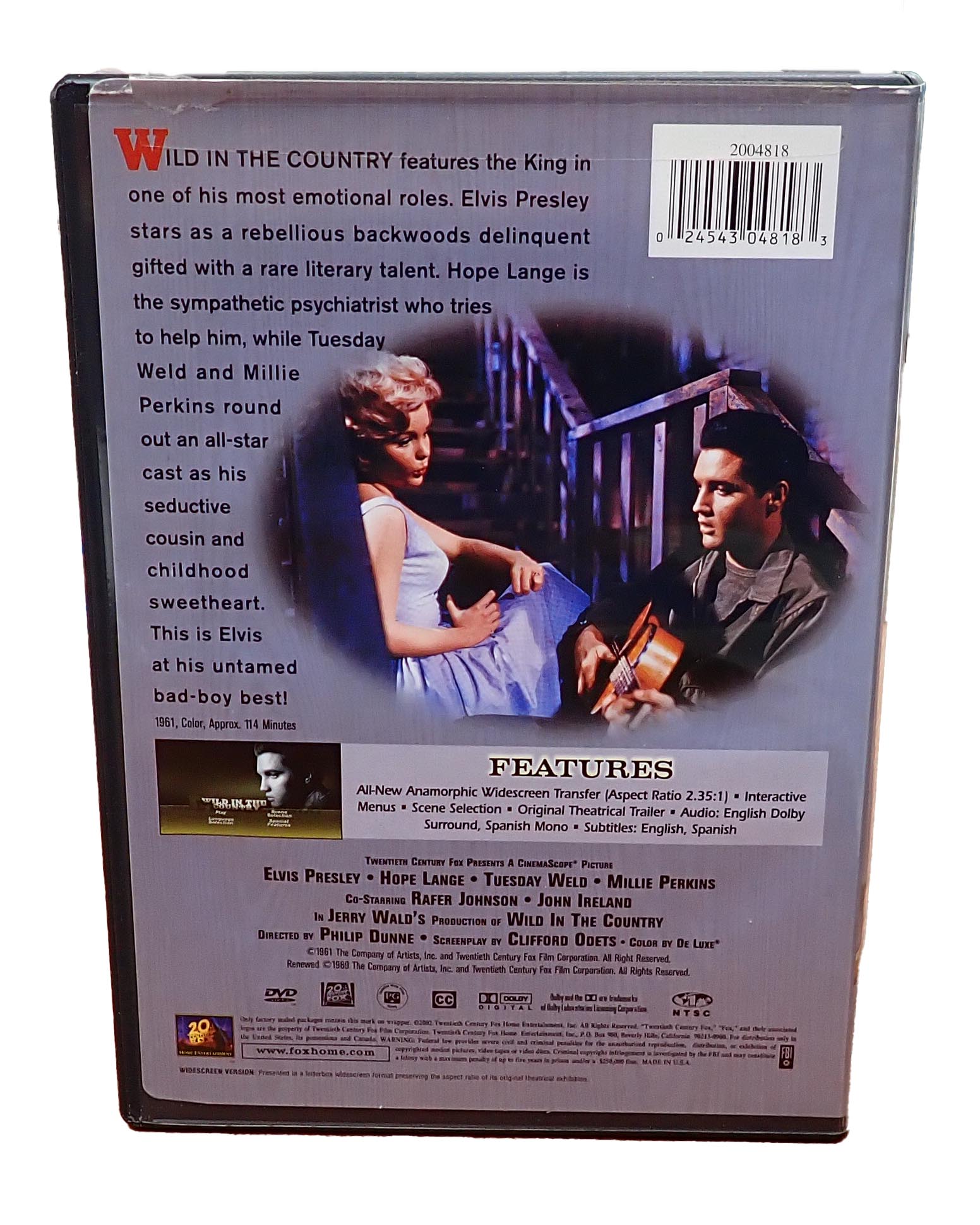 Wild in the Country Starring Elvis - DVD