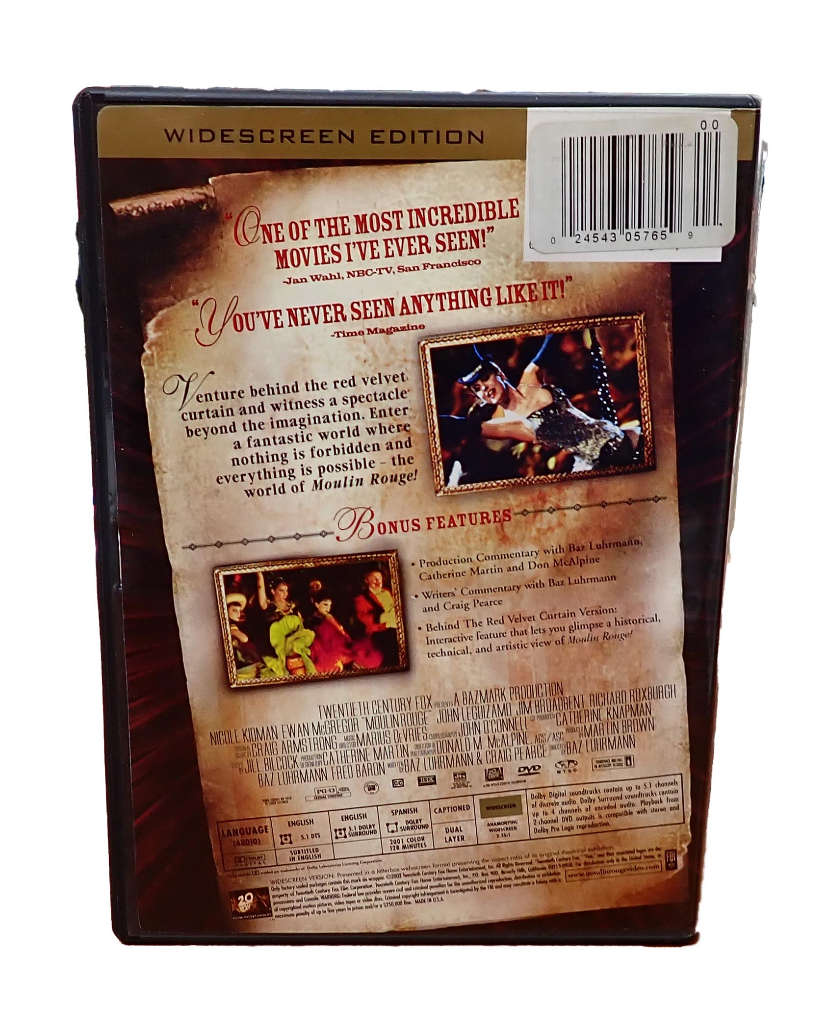Moulin Rouge - DVD