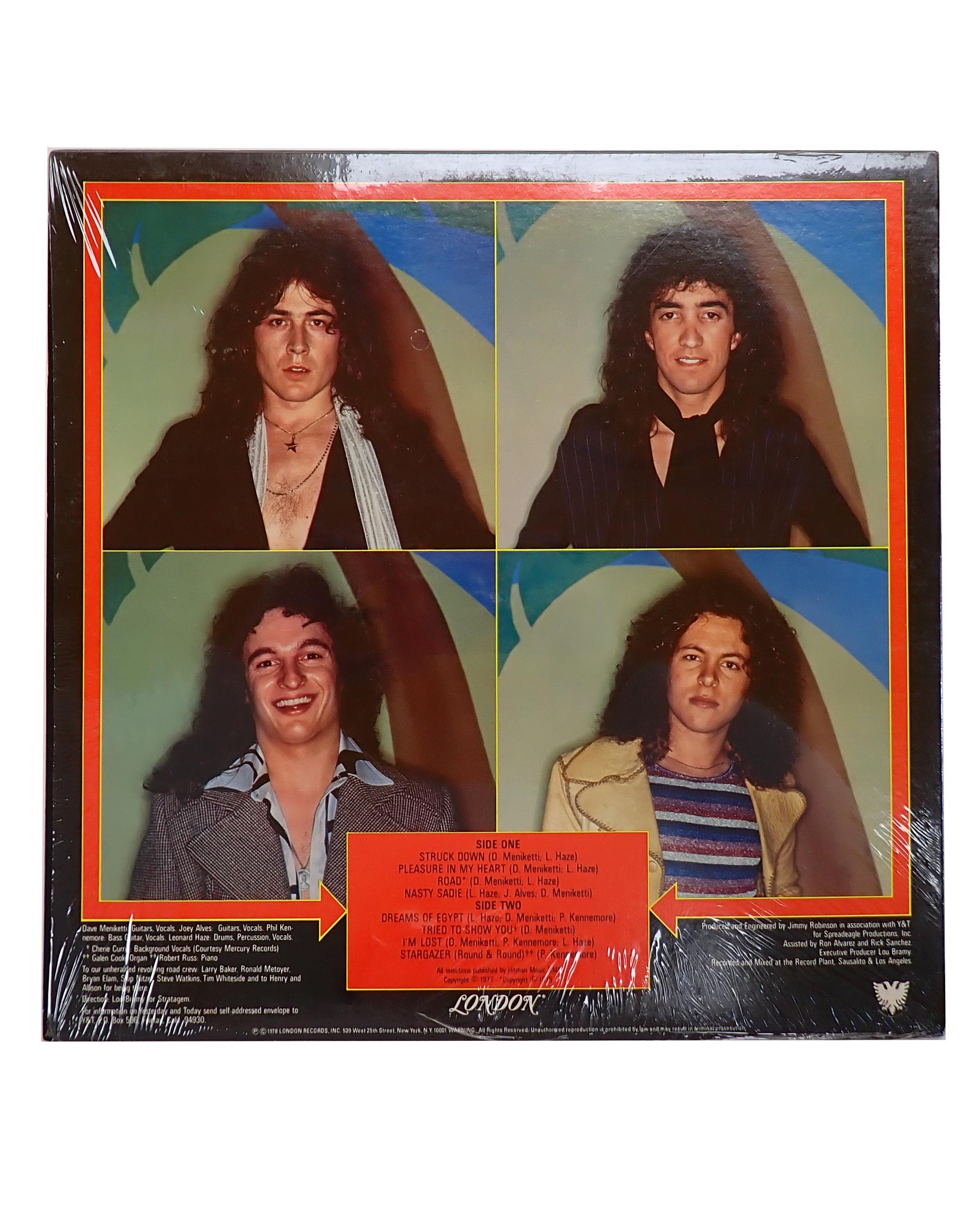 Yesterday and Today - Struck Down - Vinyl