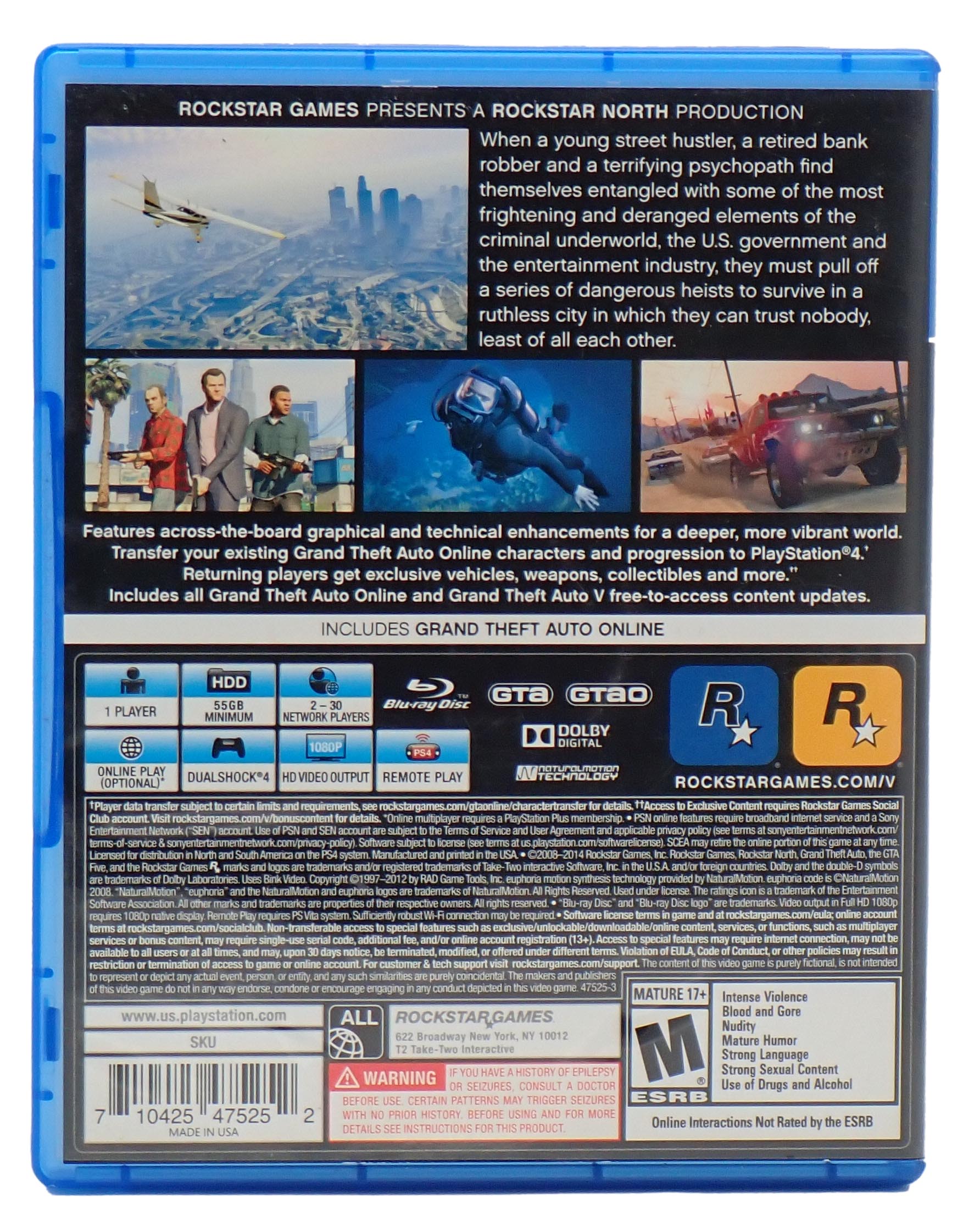 Grand Theft Auto V - PS4