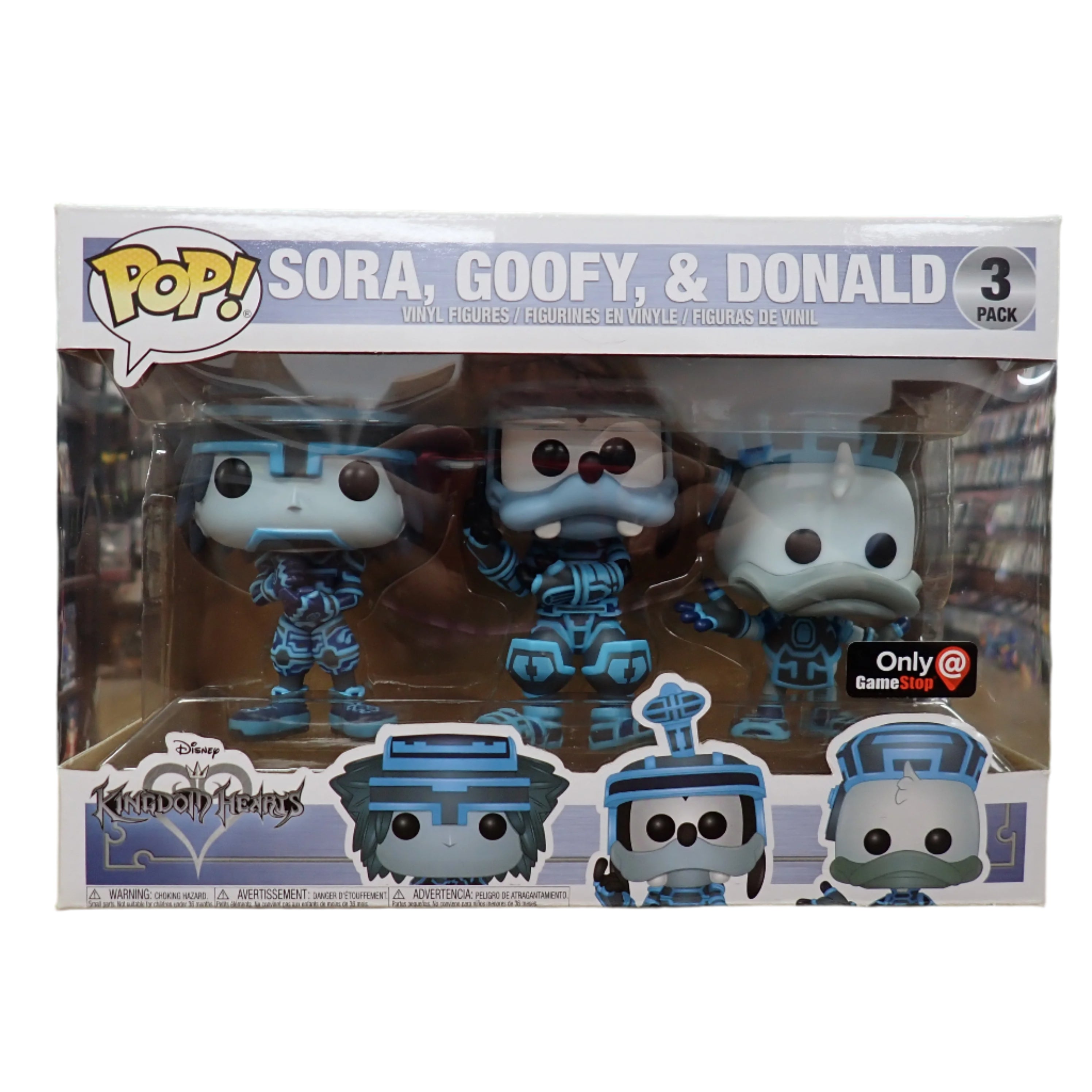 Sora, Goofy, & Donald - POP! 3-Pack