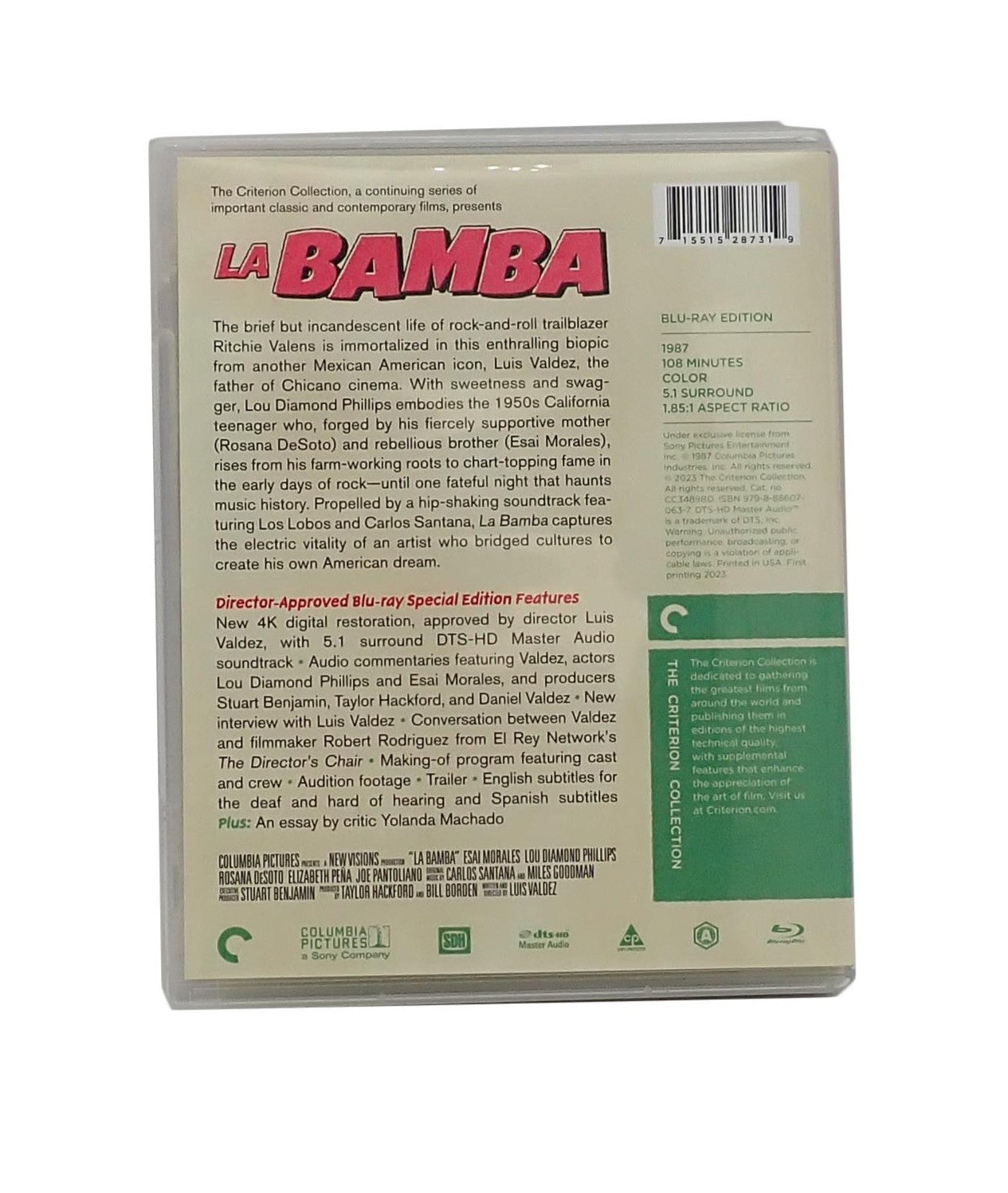 La Bamba (Criterion Collection) - Blu Ray