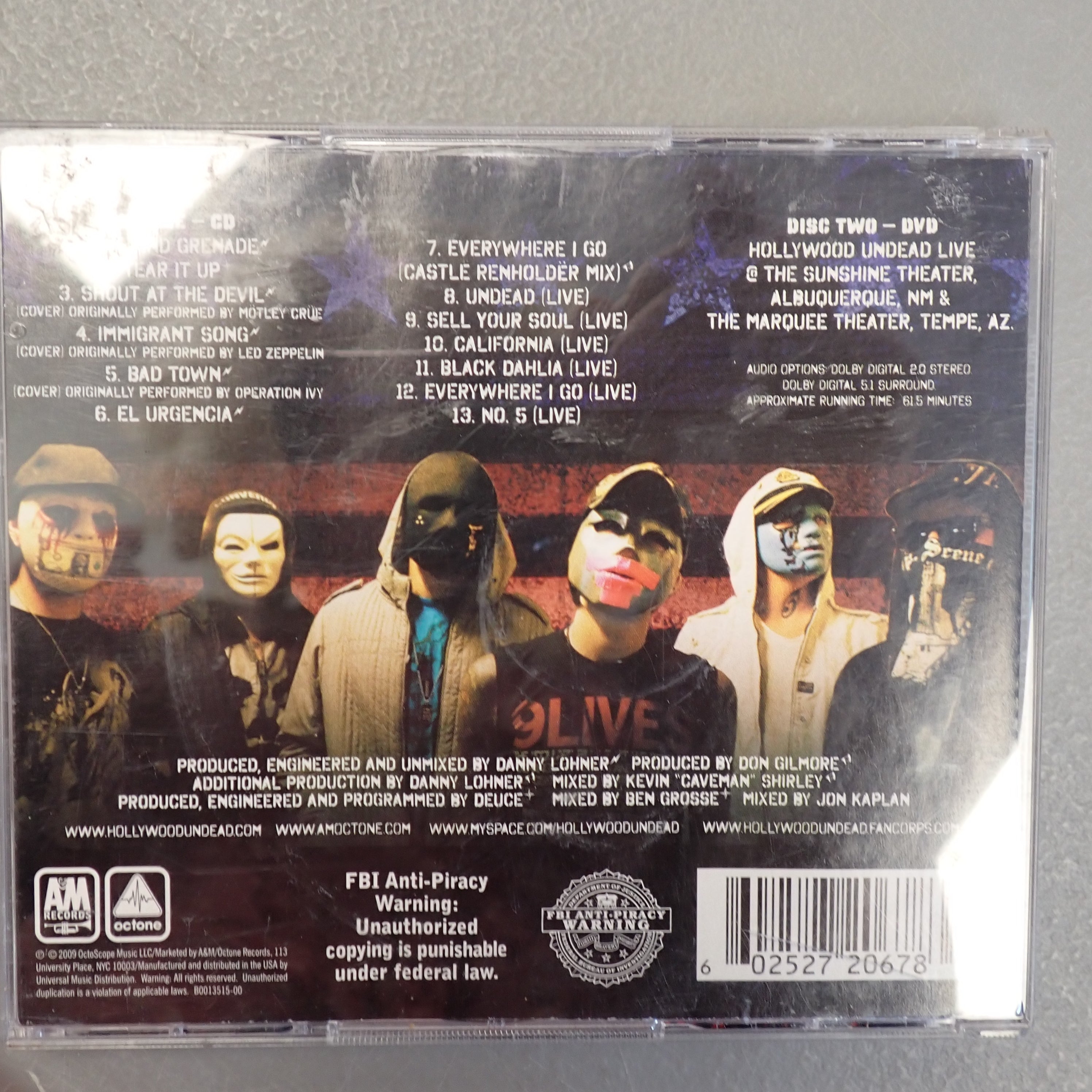 Hollywood undead - Desperate Measures CD
