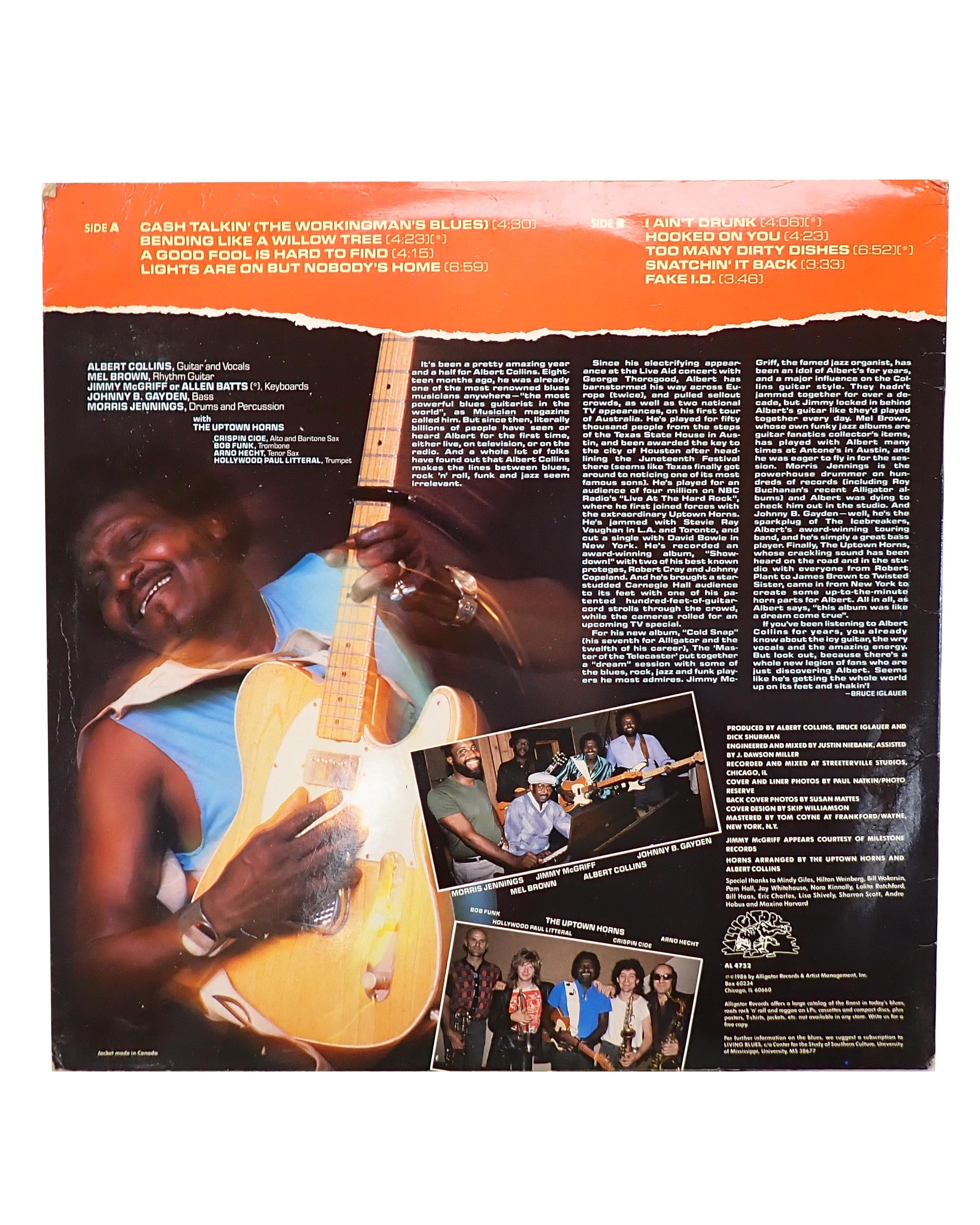 Albert Collins - Cold Snap - Vinyl [Pre-Owned]