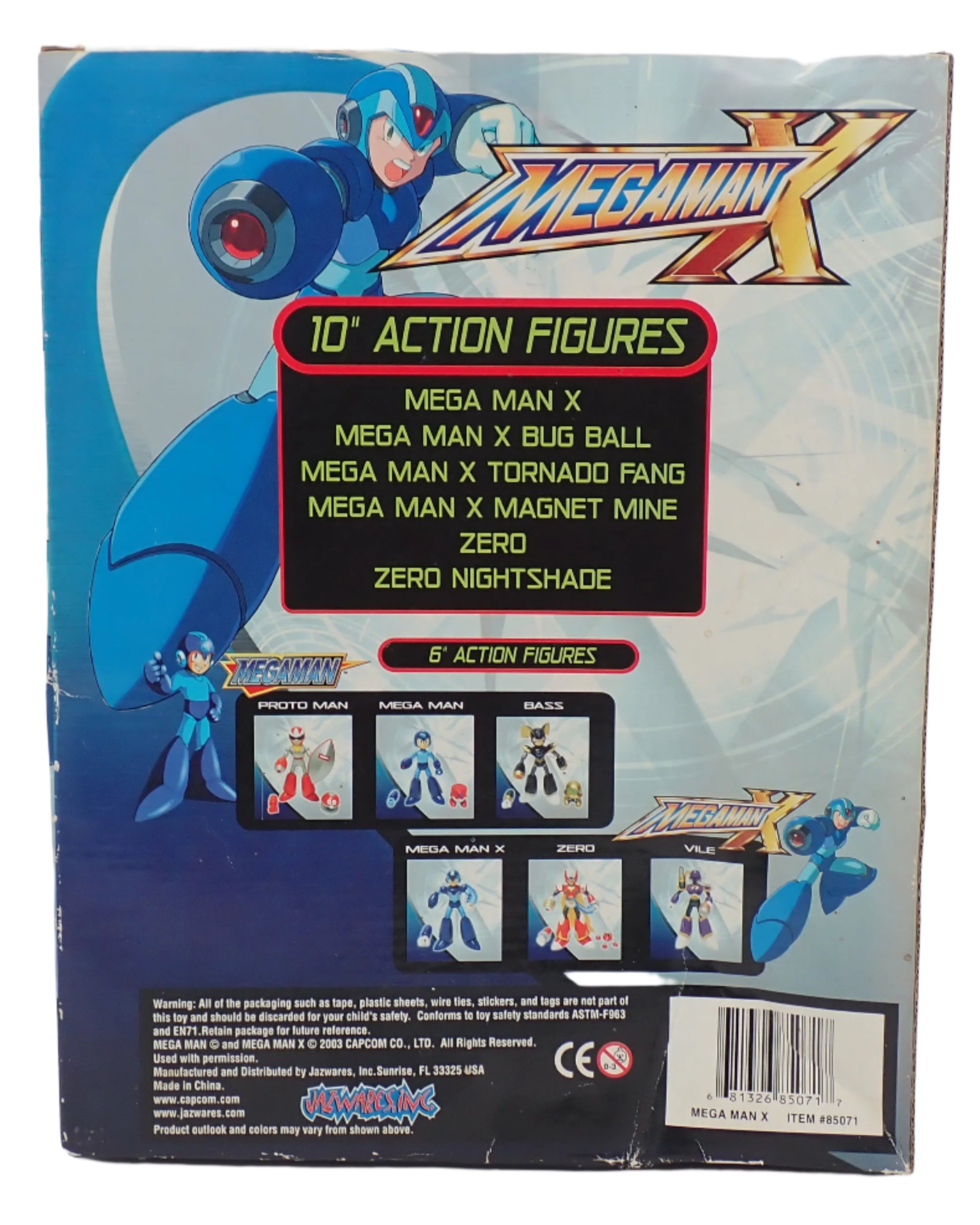 Mega Man X Action Figure 15th Anniversary Figure
