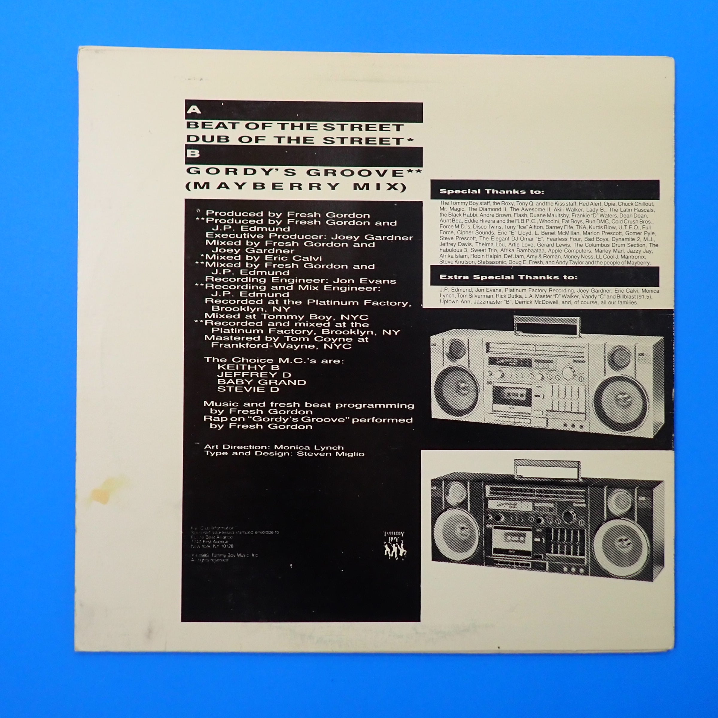 Choice M.C's - Beat of the Street/Gordy's Groove - Vinyl [Pre-Owned]