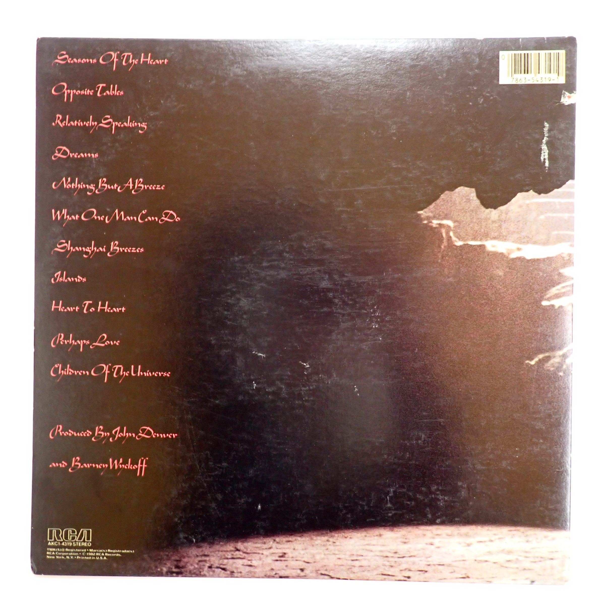 John Denver – Seasons Of The Heart - Vinyl [Pre-Owned]