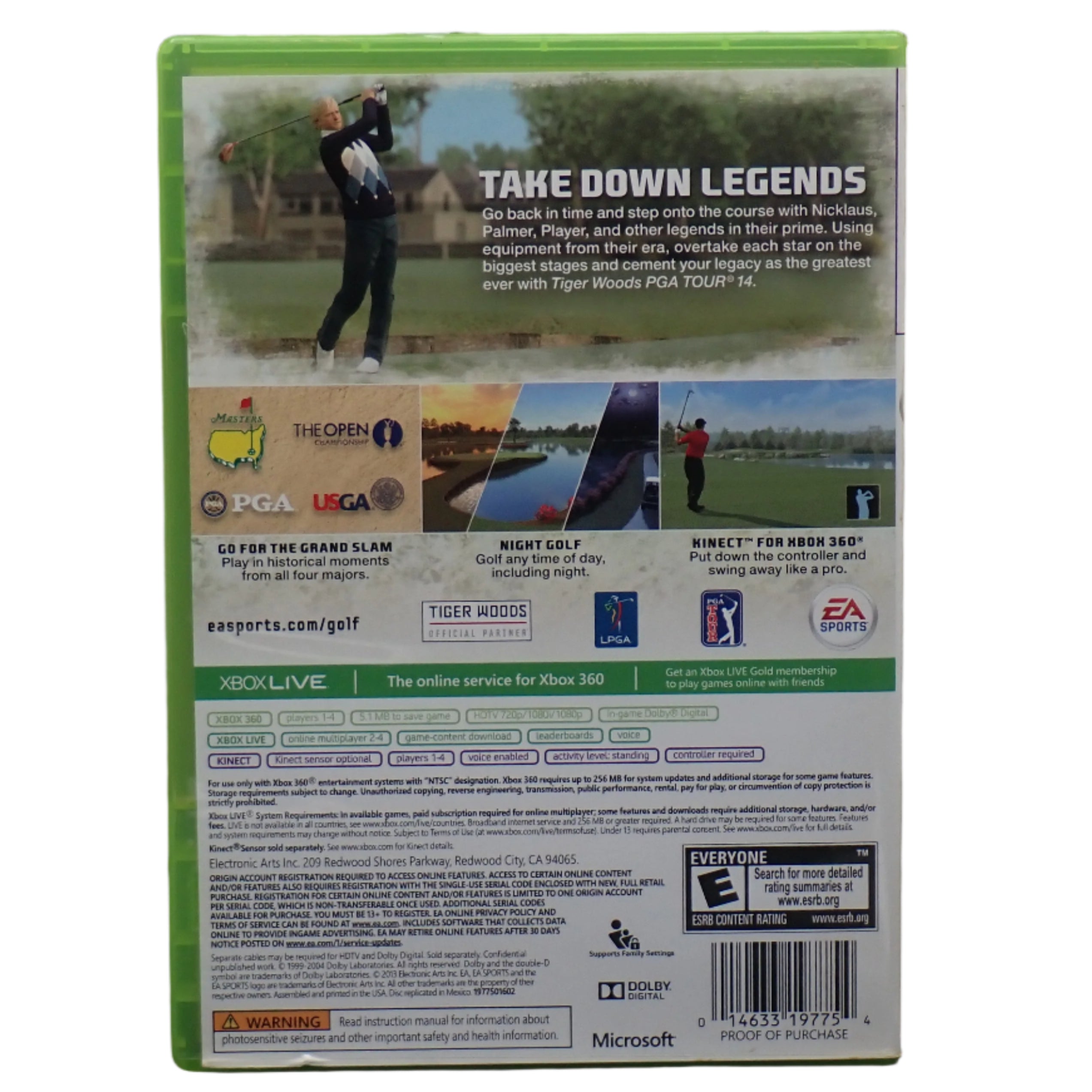 Tiger Woods PGA Tour 14 - Xbox 360