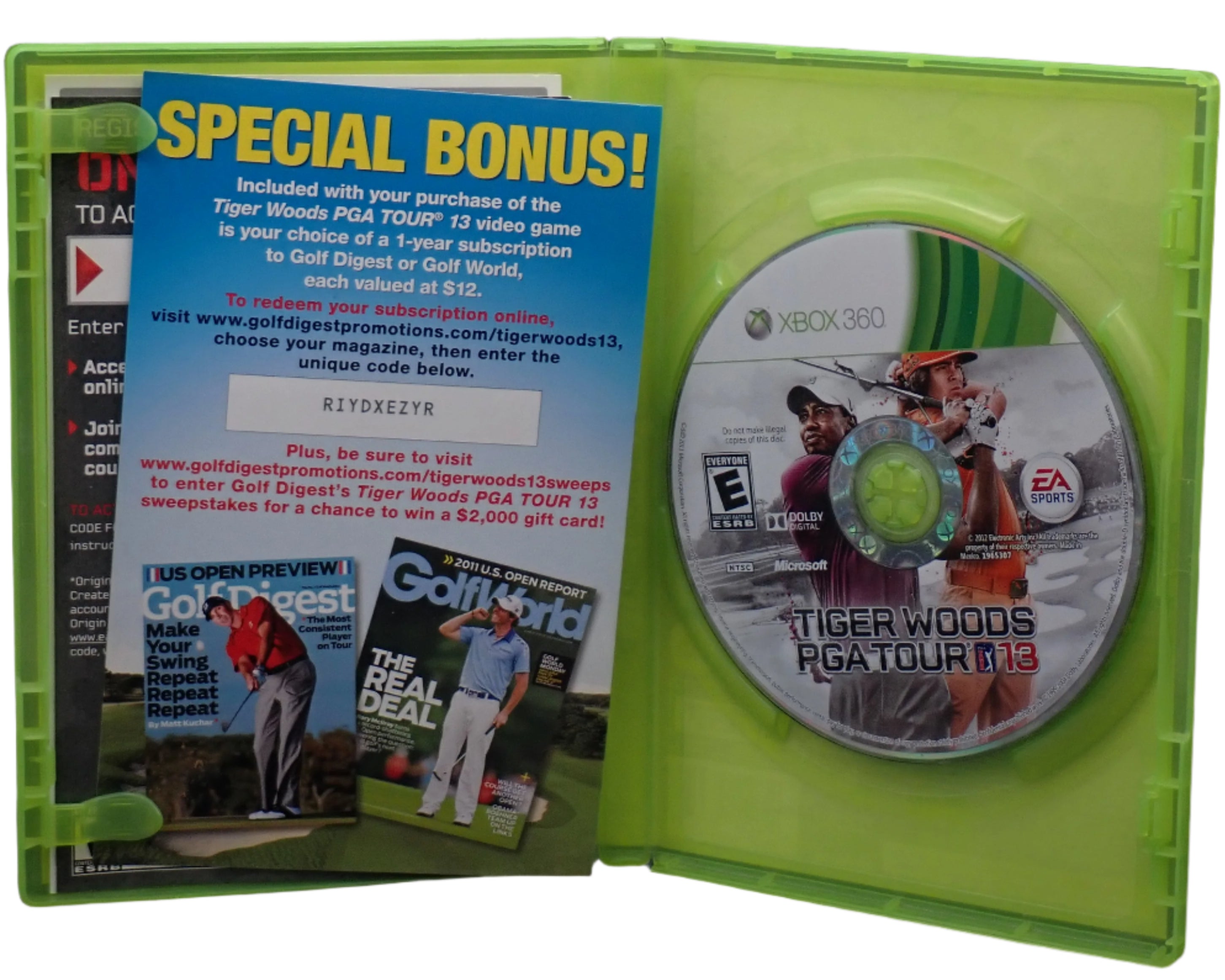 Tiger Woods PGA Tour 13 - Xbox 360